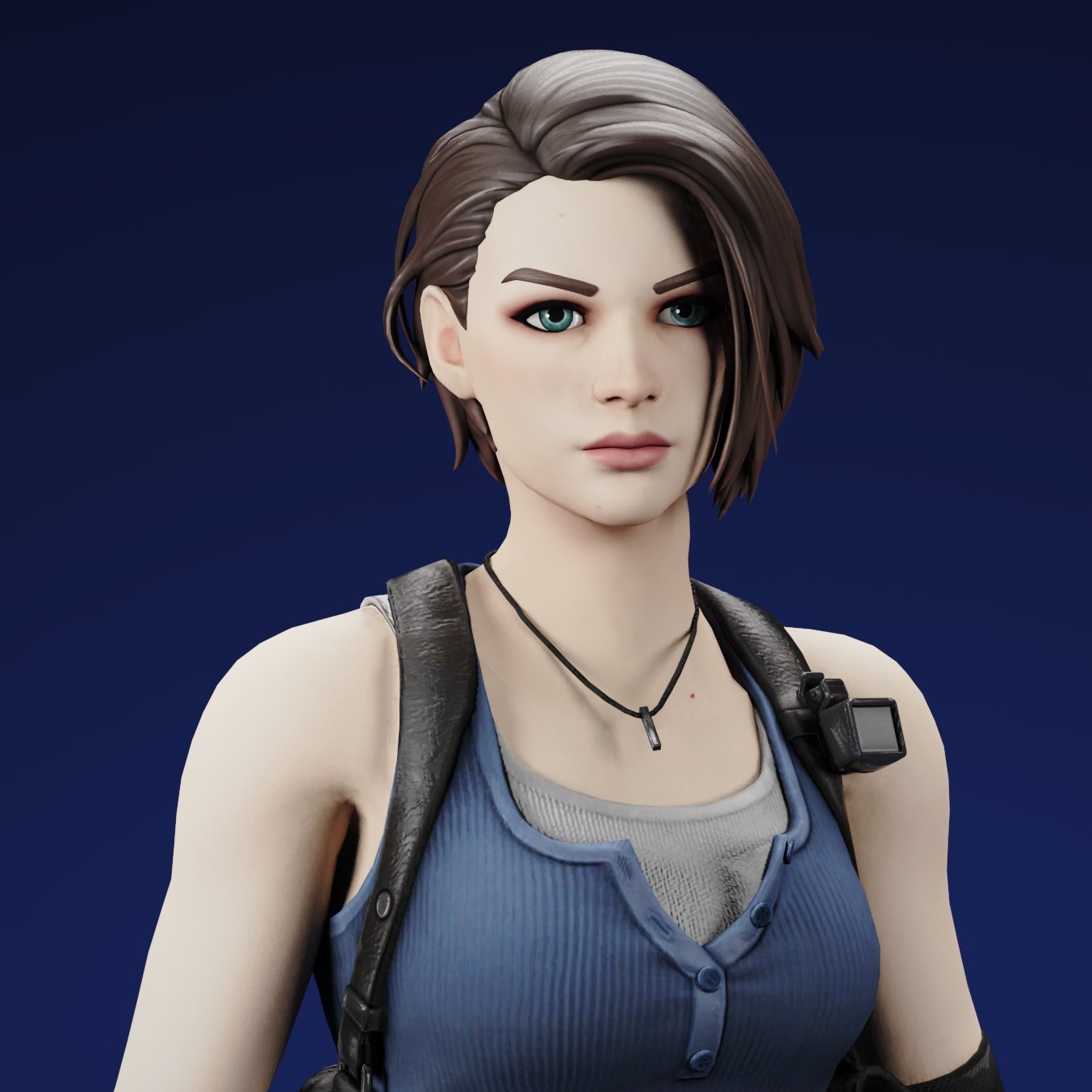 1360x1360 Jill Valentine Fortnite wallpaper, Phone