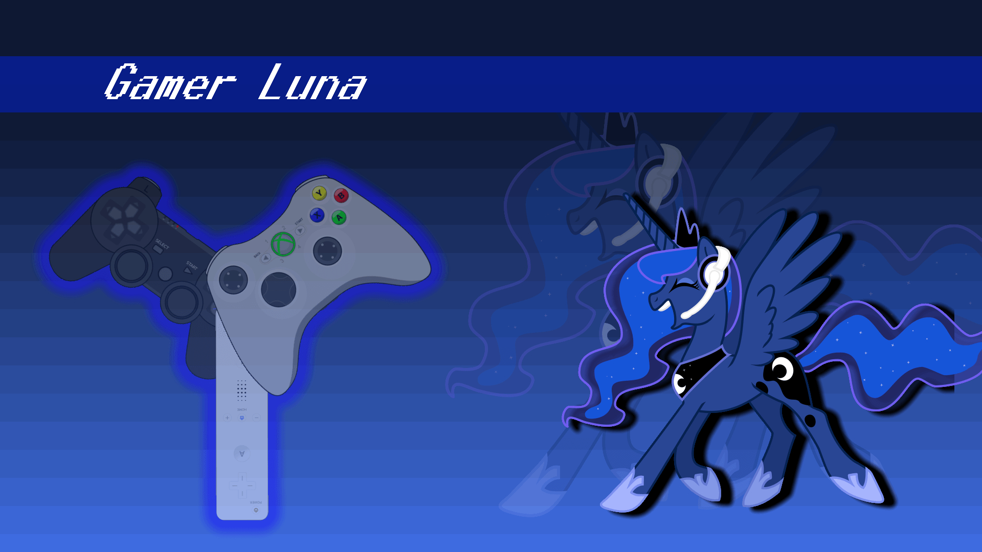 1920x1080 Princess Luna (Gamer Luna) wallpaper, Desktop