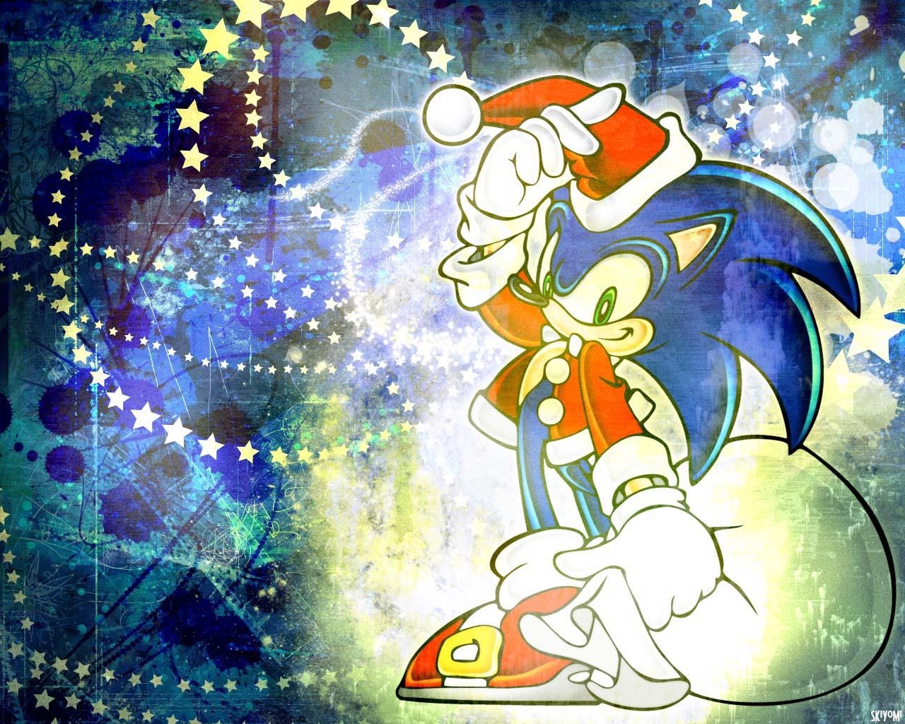 1280x1030 SONIC Series Wallpaper: Sonic Christmas, Desktop