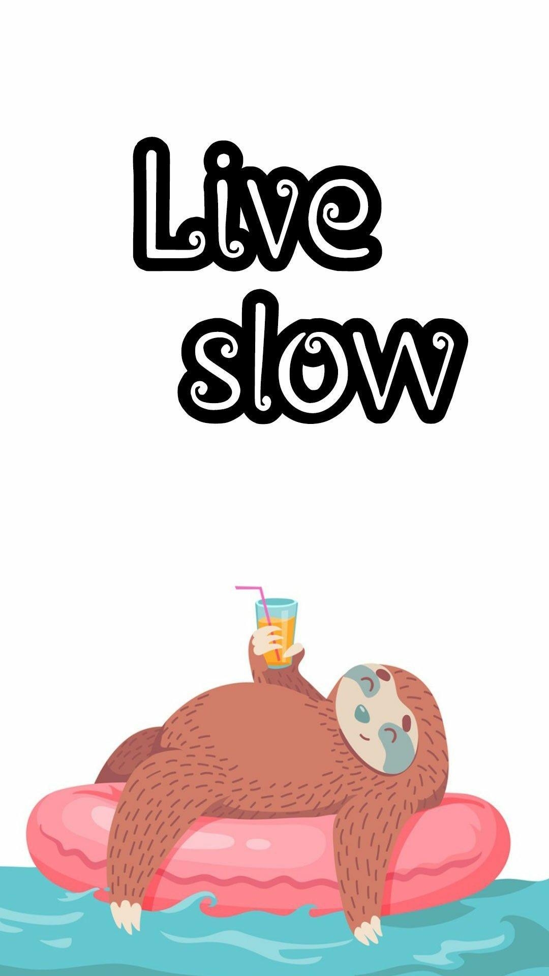 1080x1920 Cute Sloth Wallpaper for Android, Phone