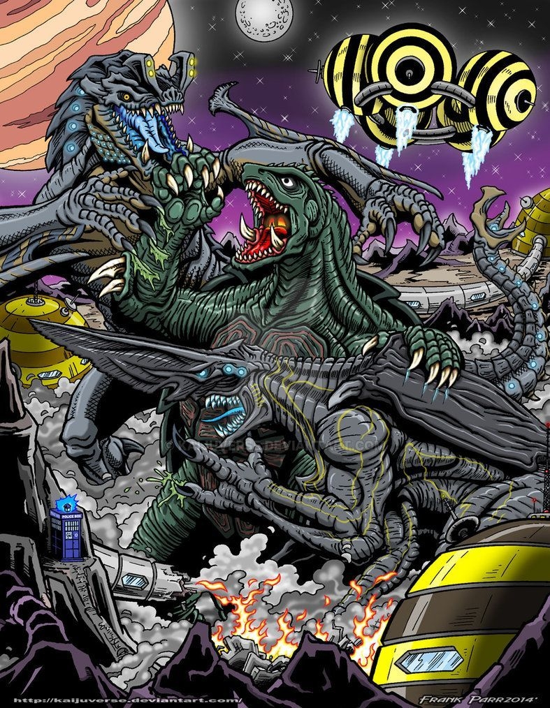 790x1020 Pacific Rim vs Gamera by kaijuverse. Kaiju art, Phone