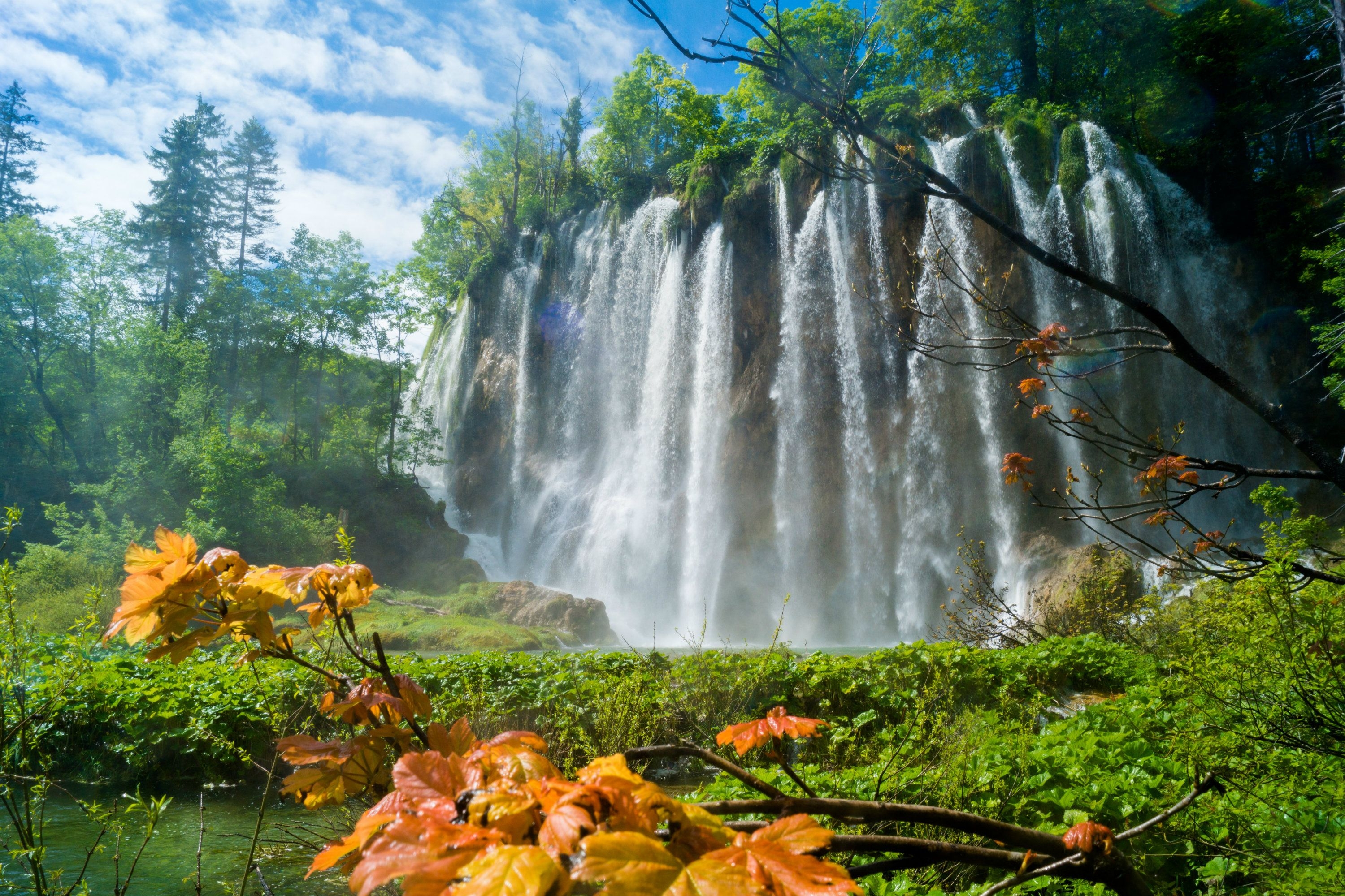 3000x2000 Waterfall in Plitvice Lakes National Park wallpaper, Desktop