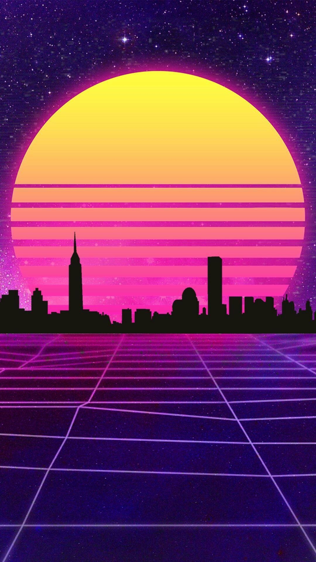 1080x1920 vaporwave wallpaper. Vaporwave wallpaper, Aesthetic wallpaper, Retro waves, Phone