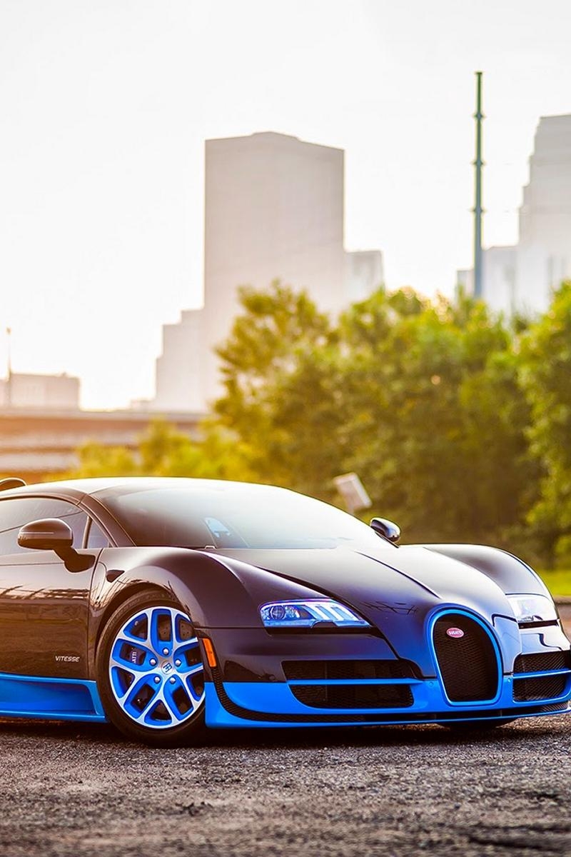 800x1200 Download wallpaper  bugatti, veyron, grand, blue, Phone