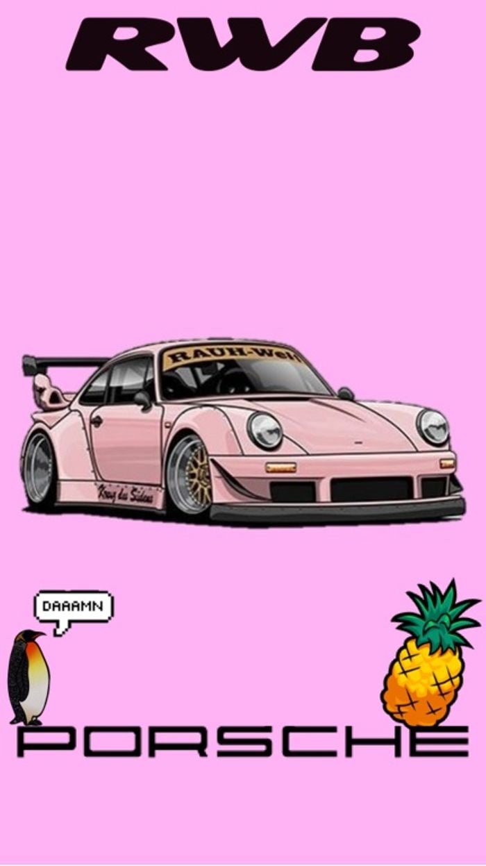 700x1250 Porsche 911 RWB Phone Wallpaper, Phone