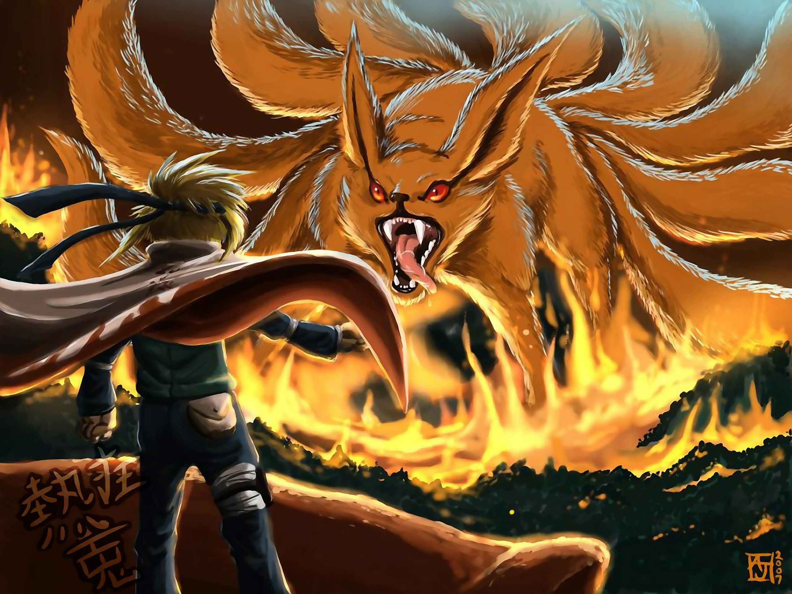 2560x1920 Naruto Nine Tails Wallpaper background picture, Desktop