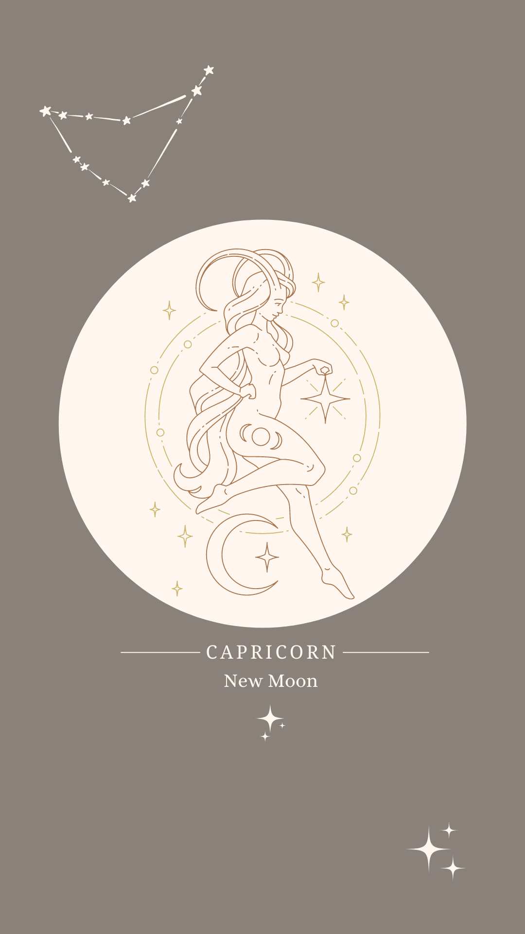 1080x1920 Super positive New Moon in Capricorn: Starting the New Year the Right Way!. by Modern Mystic. Modern Mystic & the World, Phone