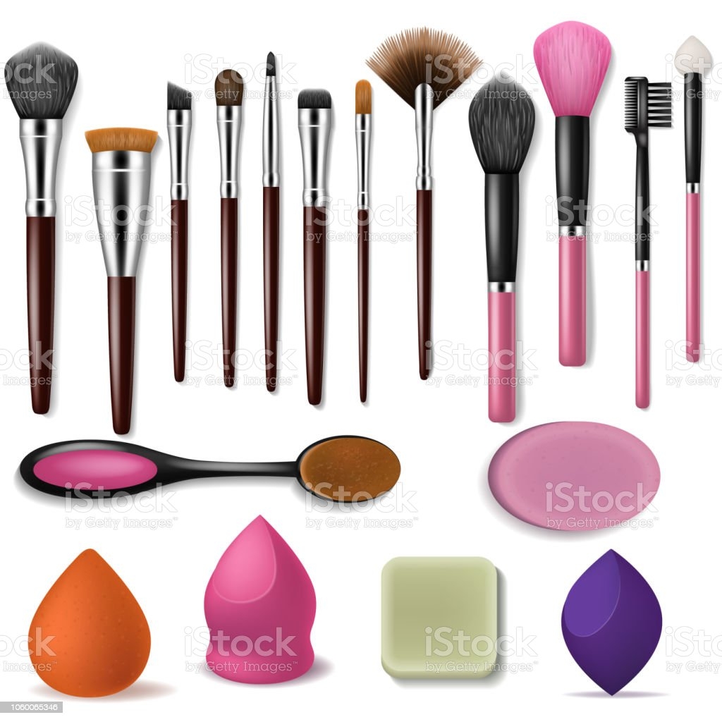 1030x1030 Makeup Brush Vector Professional Beauty Applicator Accessory And Stock Illustration Image Now, Phone