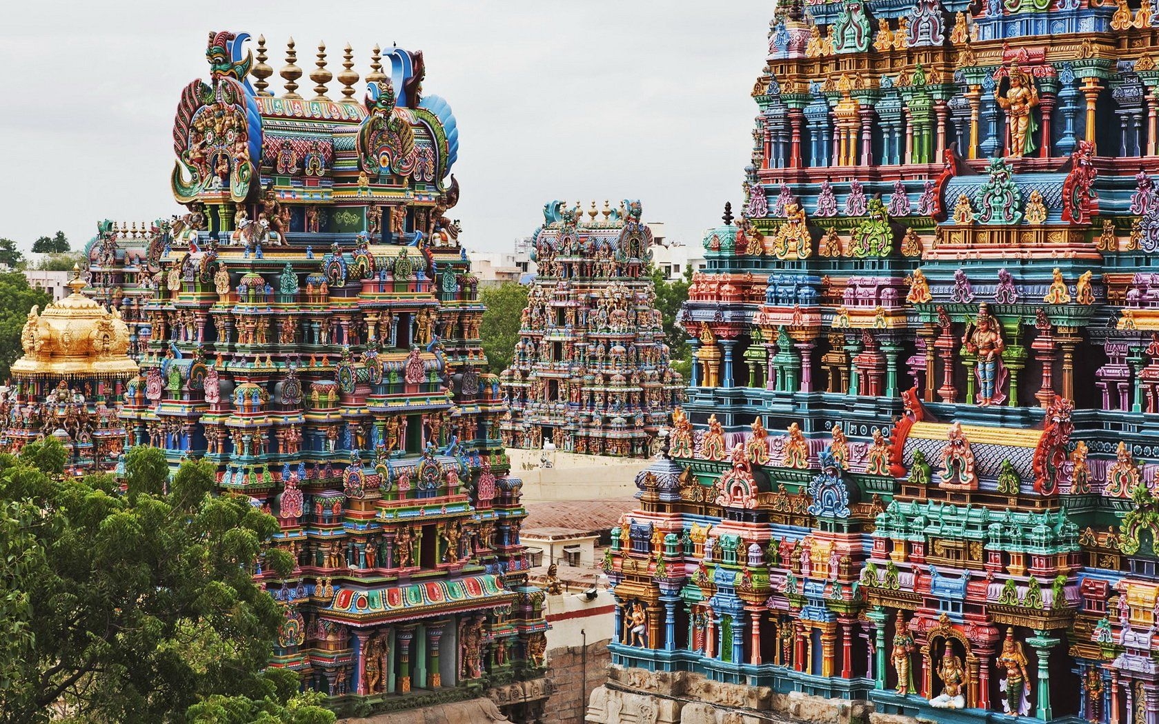 1680x1050 Meenakshi Amman Temple HD Wallpaper and Background Image, Desktop