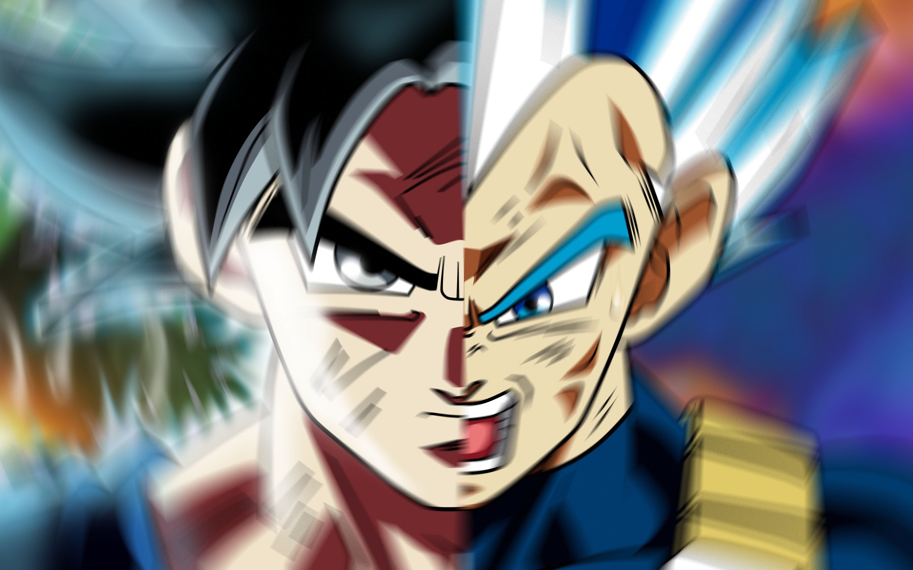 3840x2400 Face Off, Goku And Vegeta, Dragon Ball Super, Wallpaper Ultra Instinto HD HD Wallpaper, Desktop