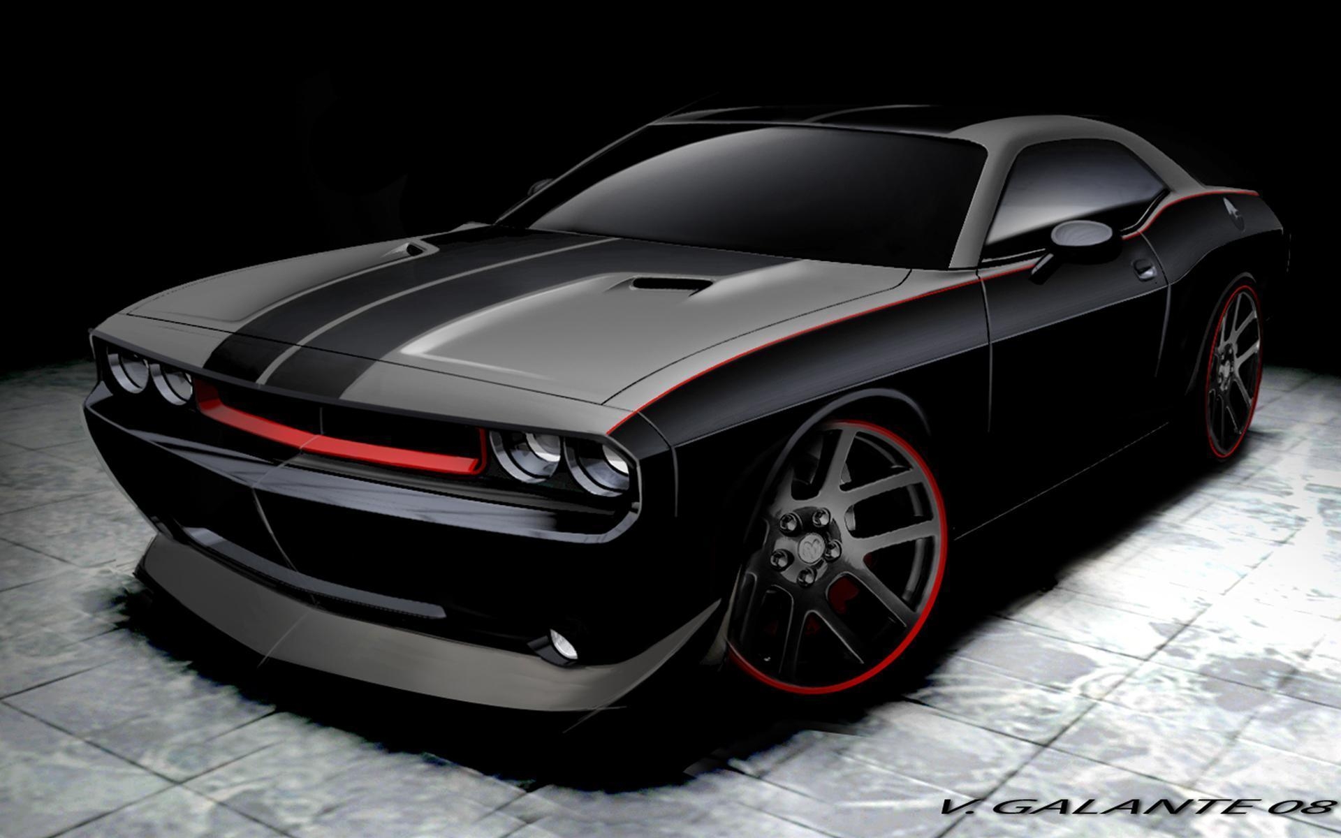 1920x1200 Dodge Challenger Back Wallpaper, Desktop