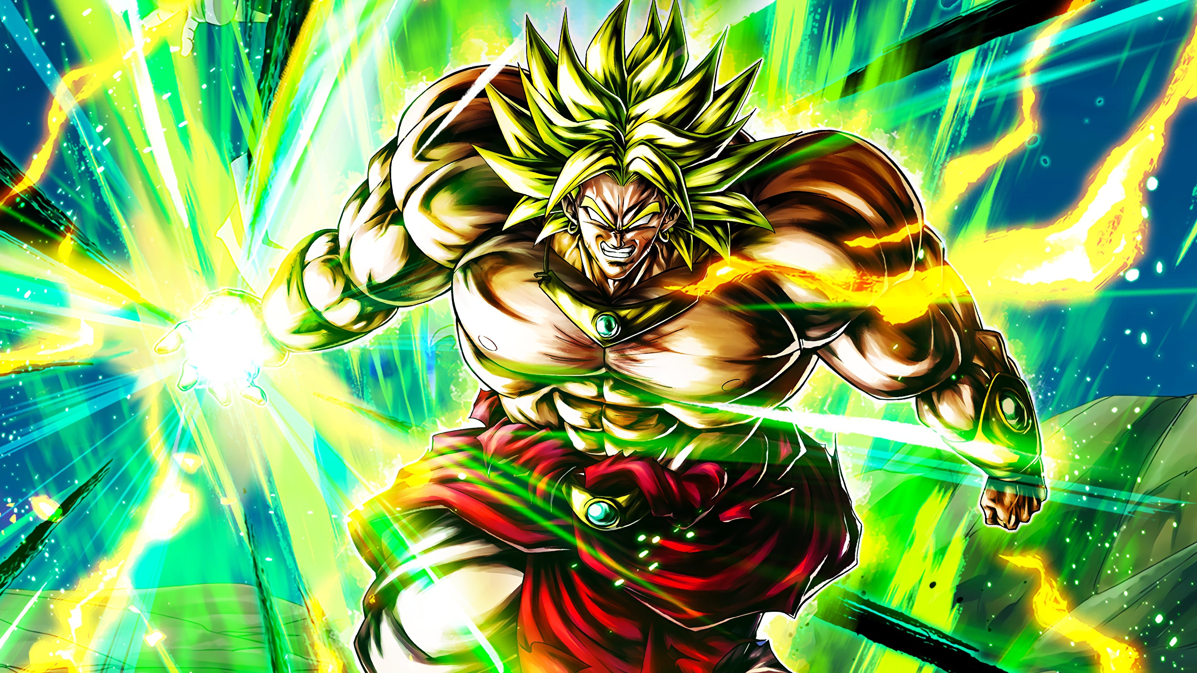 3840x2160 John Twitterissä: PUR Sparking Legendary Super Saiyan Broly HD + 4K PC Wallpaper + 4K Phone Wallpaper Version! #DBLegends #DragonBallLegends, Desktop