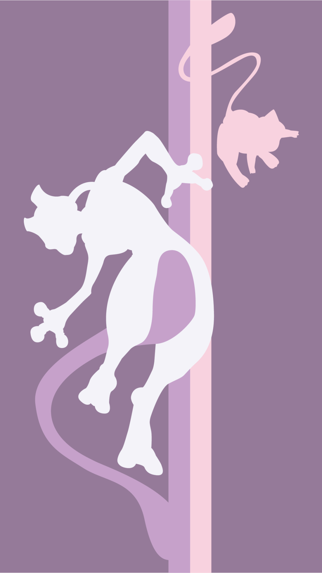 1080x1920 Mew and Mewtwo Wallpaper, Phone