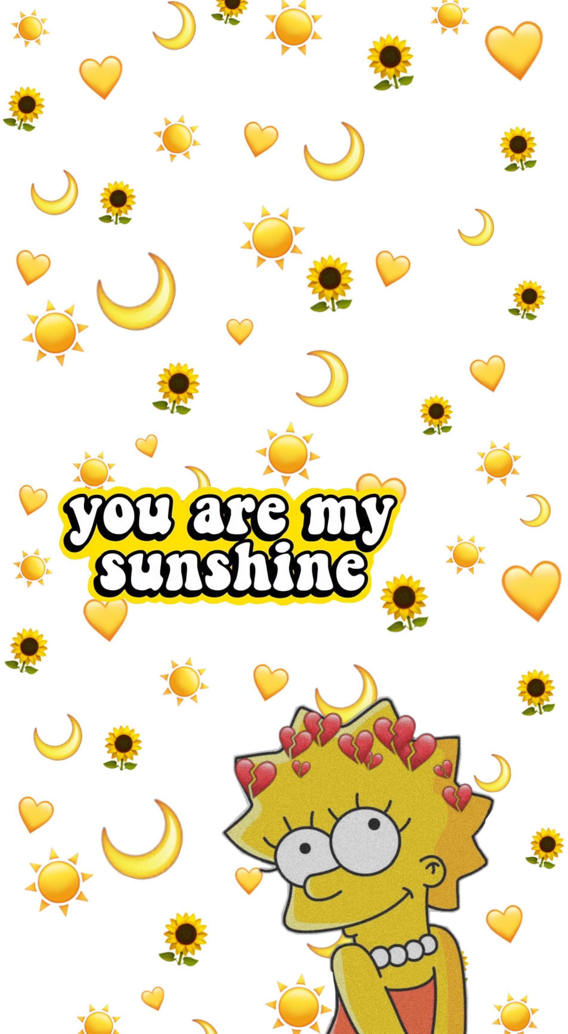 1910x3470 Lisa Simpson aesthetics Lock Screen Wallpaper by Sophie #wallpaper, Phone