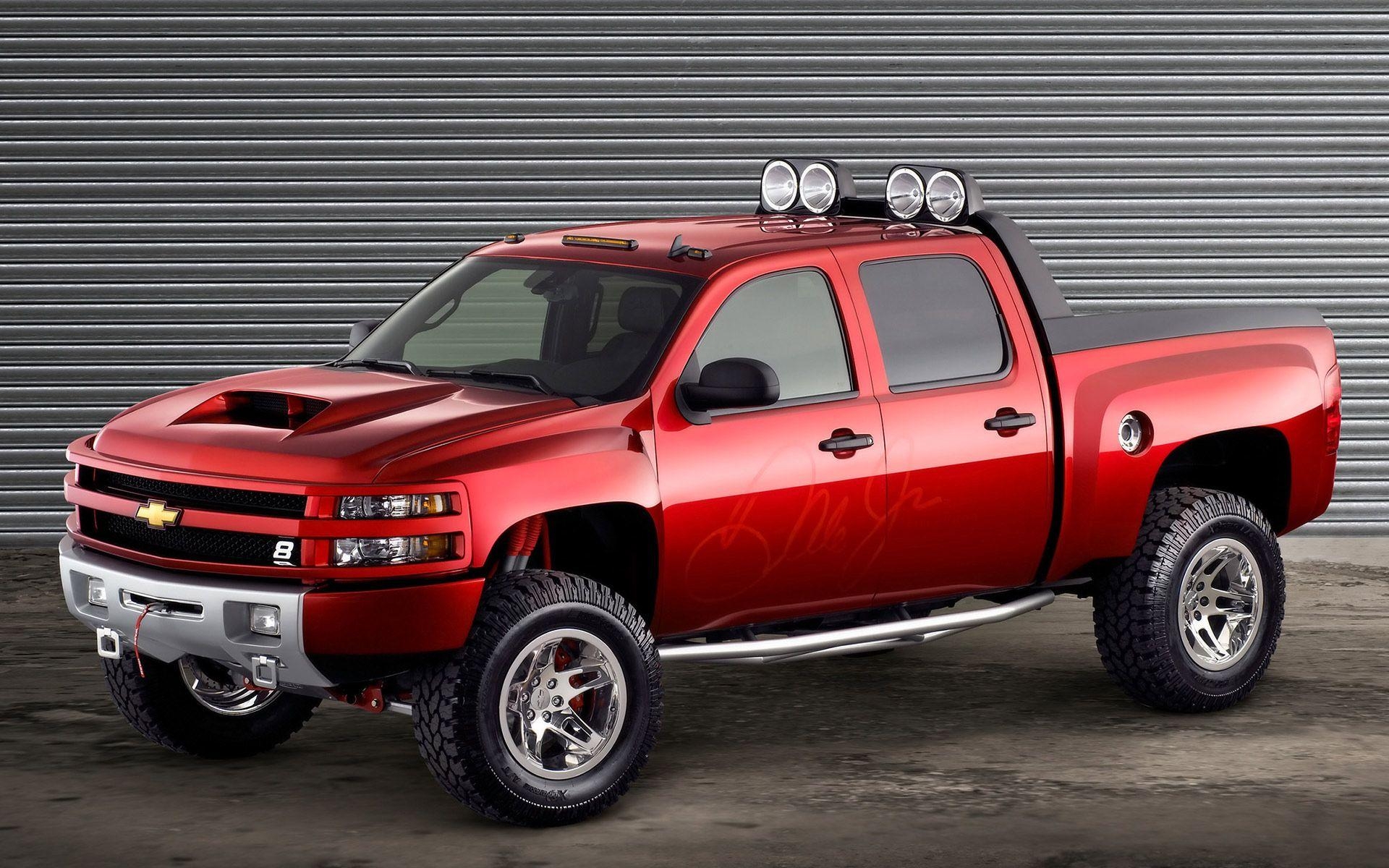 1920x1200 Dale Earnhardt Jr Big Red Chevrolet Silverado Concept, Desktop