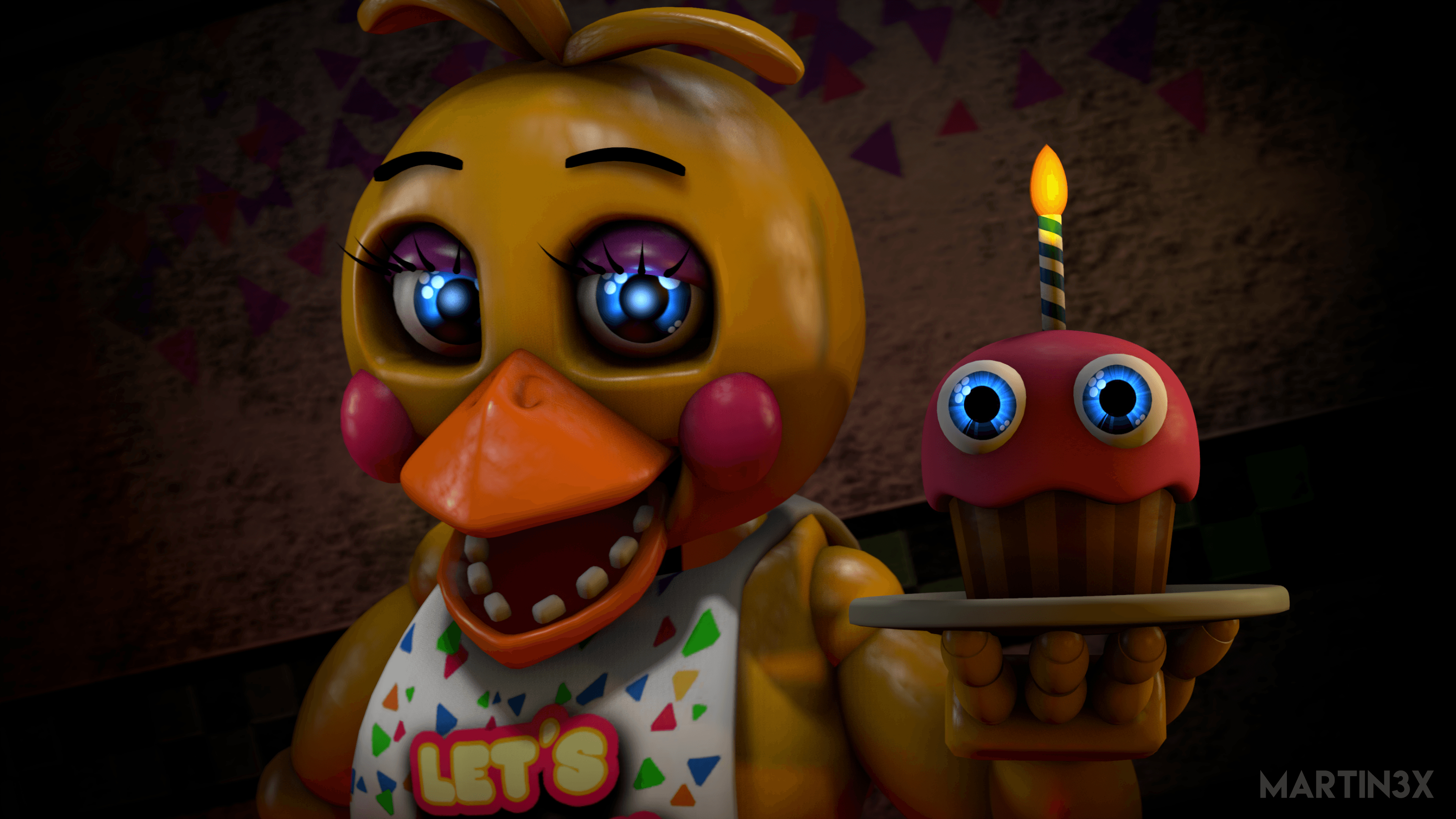 3840x2160 toy chica 4 by martin3x dadqsrf Nights at Freddy's Photo, Desktop