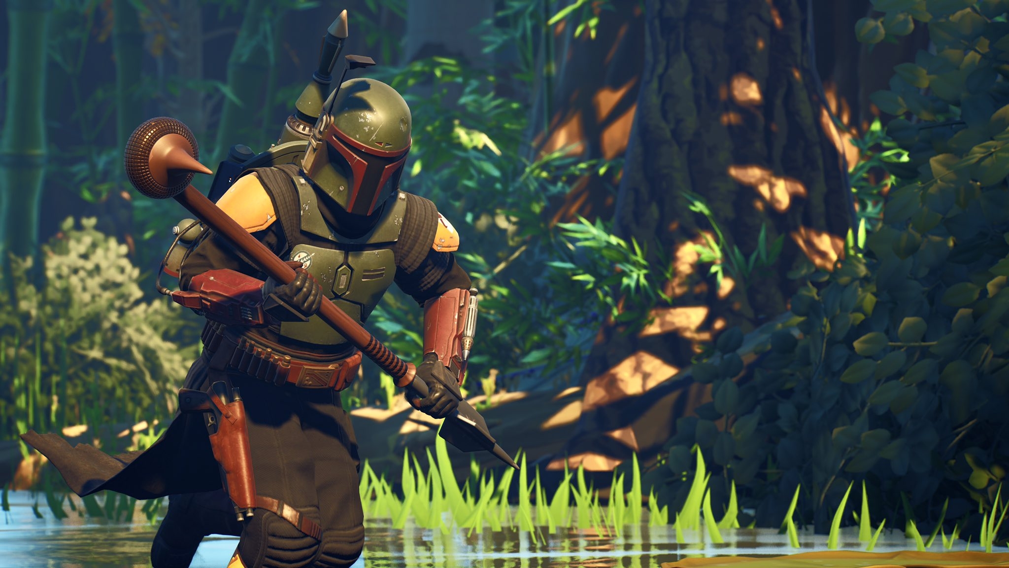 2050x1160 Boba Fett Fortnite wallpaper, Desktop