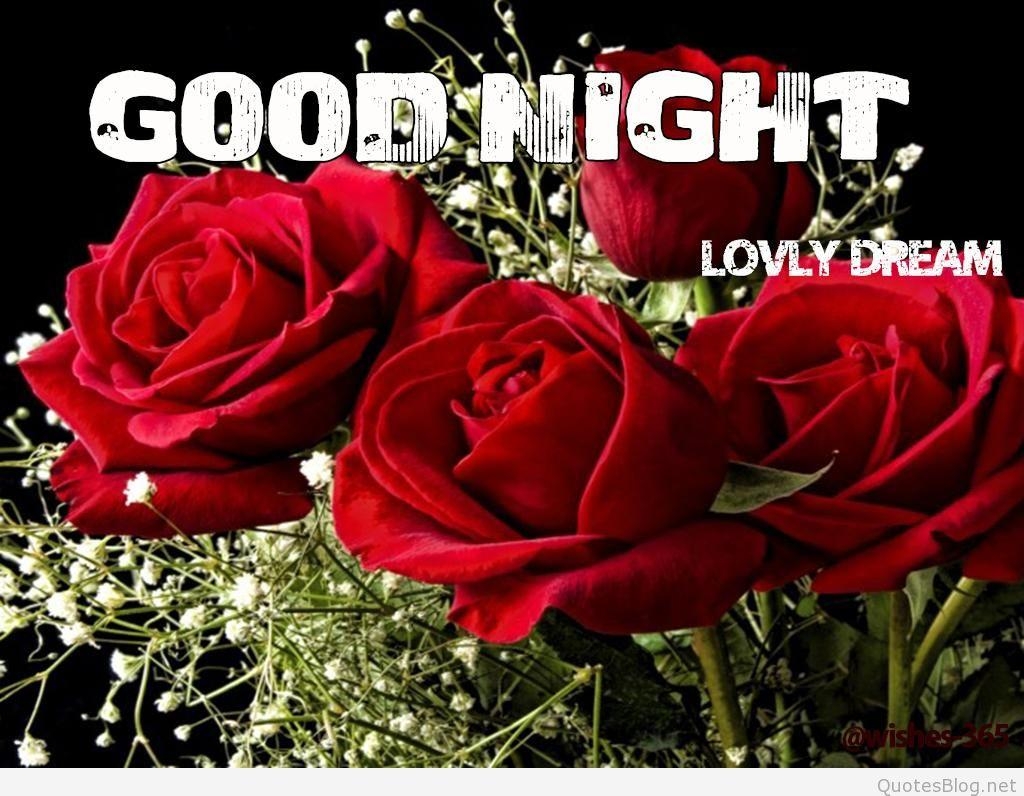 1030x800 Good Night Rose Image and Message, Desktop