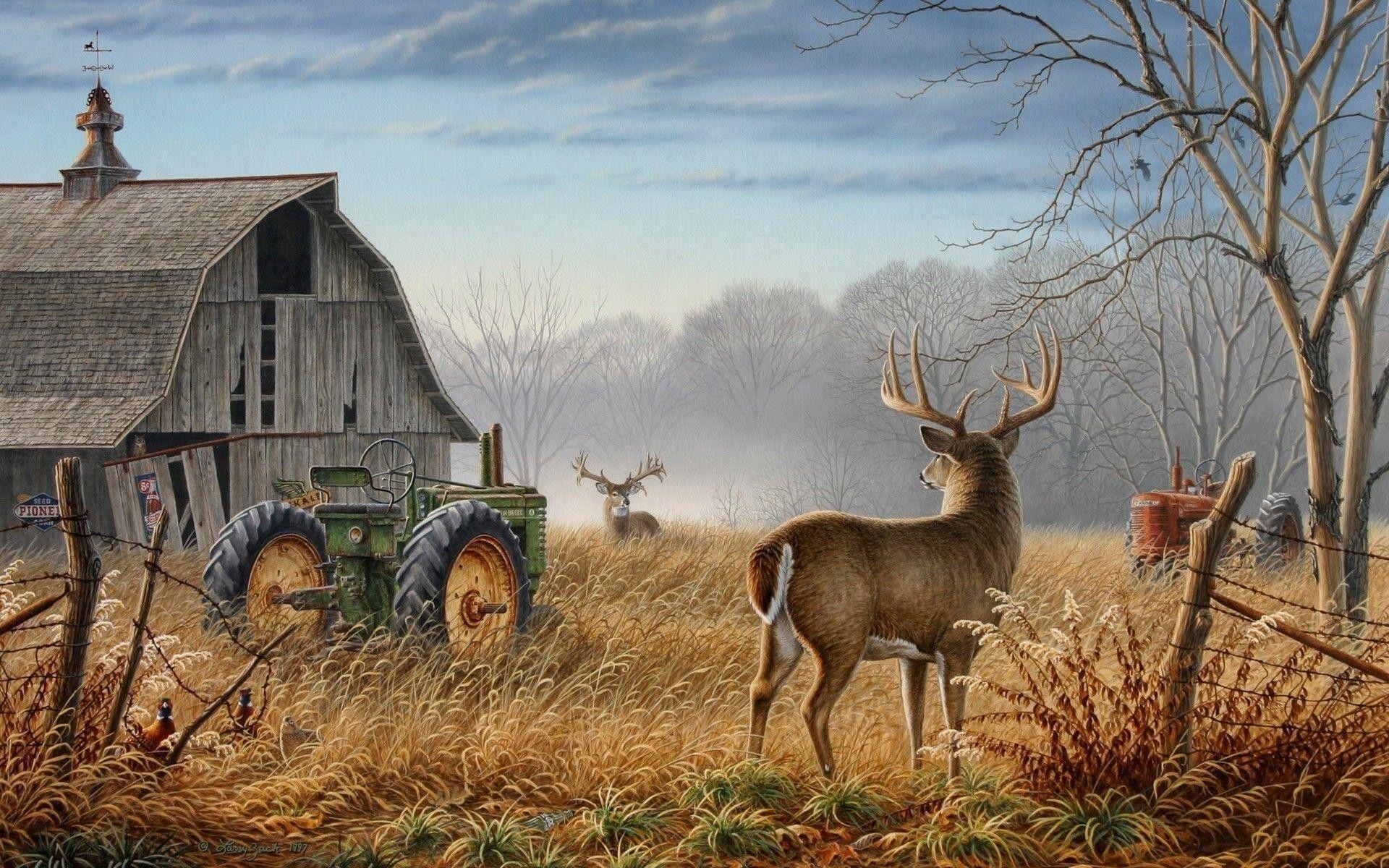 1920x1200 Deer Hunting Background, Desktop