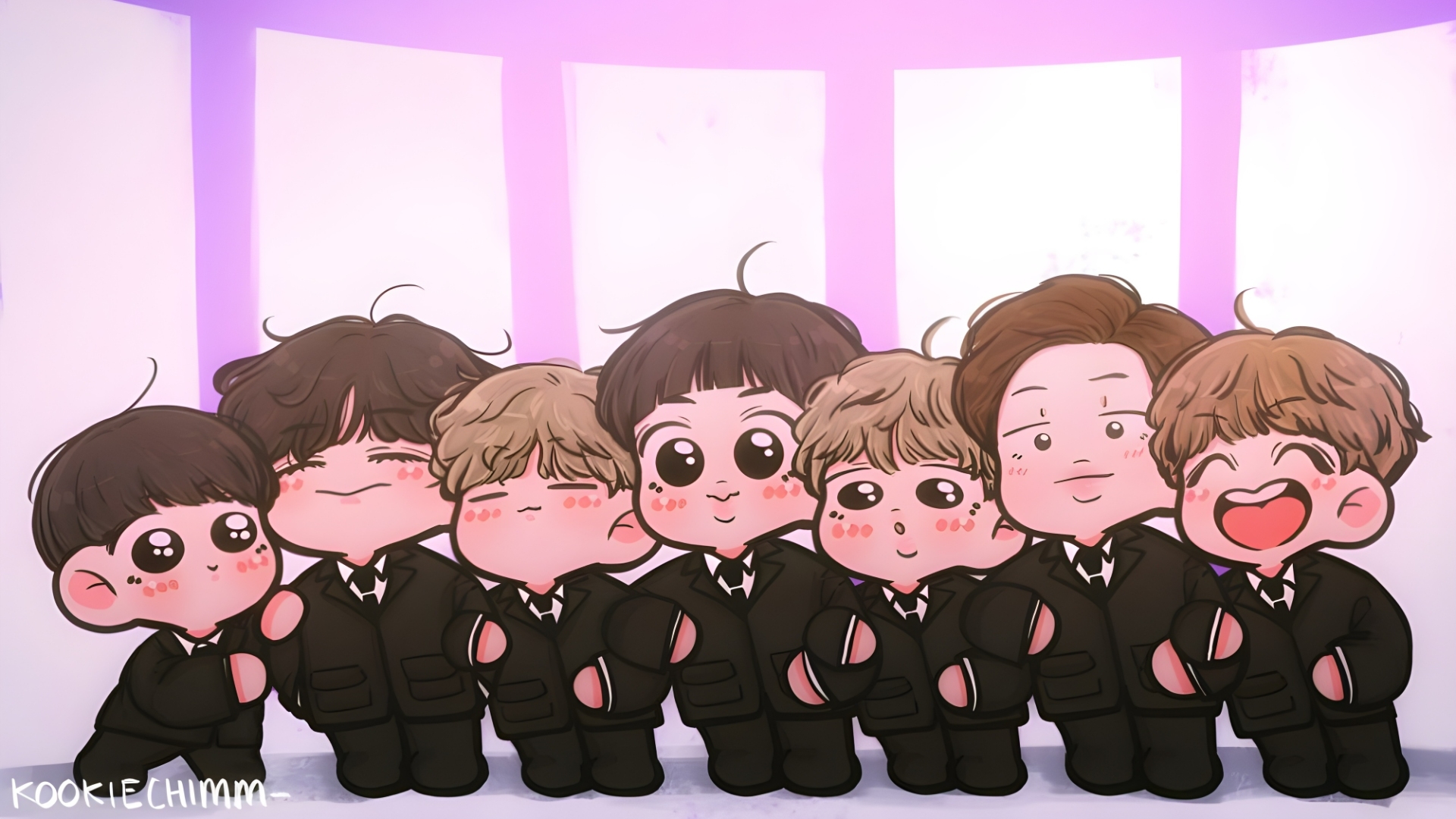 1920x1080 BTS Chibi Wallpaper BTS, Desktop