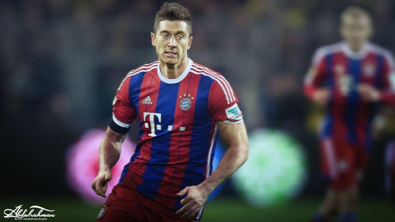 1280x720 Robert Lewandowski By Designer Abdalrahman, Desktop