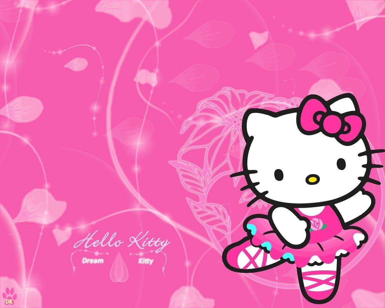 1280x1030 Pink Hello Kitty Wallpaper Free Pink Hello Kitty Background, Desktop