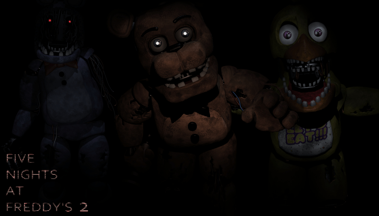 1270x730 Five Nights at Freddy's 2 Wallpaper F, B, C, Desktop