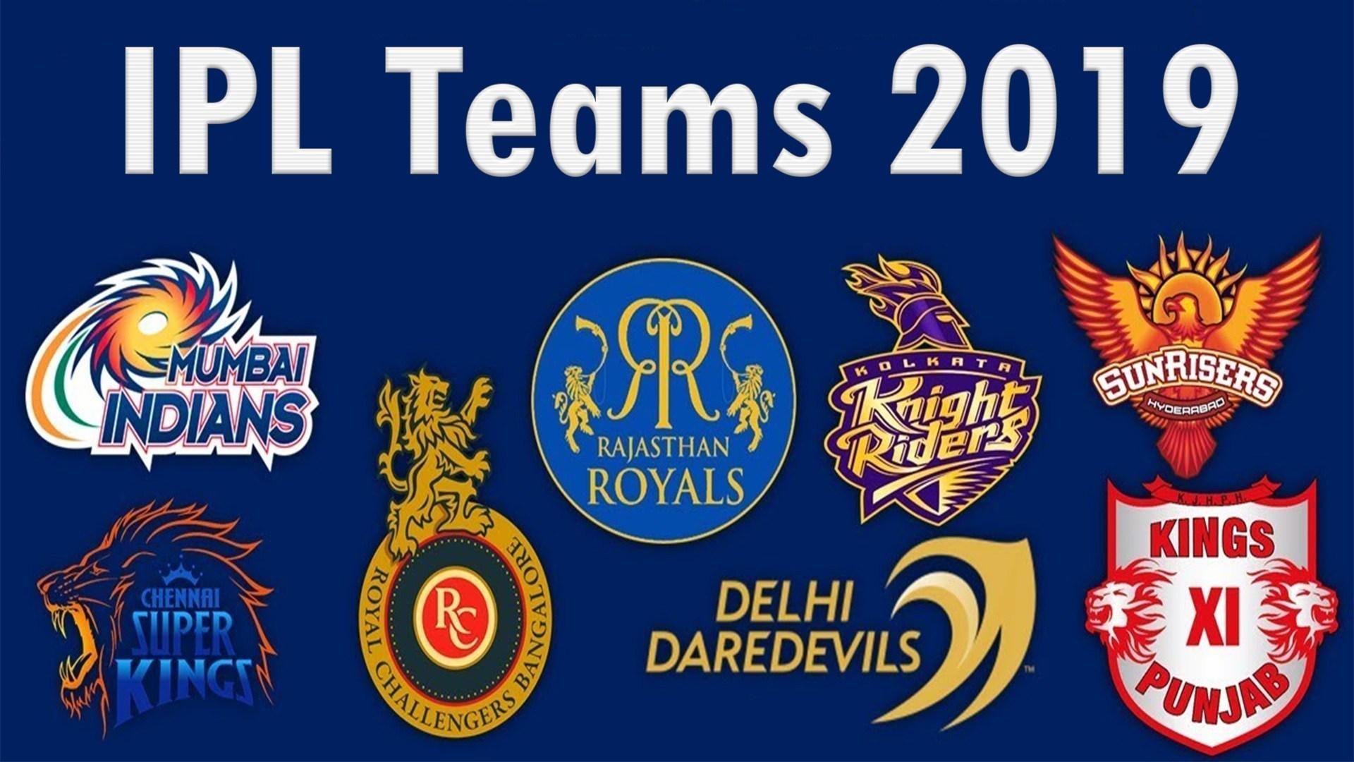 1920x1080 IPL Teams Logo Image & HD Wallpaper 2019, Desktop