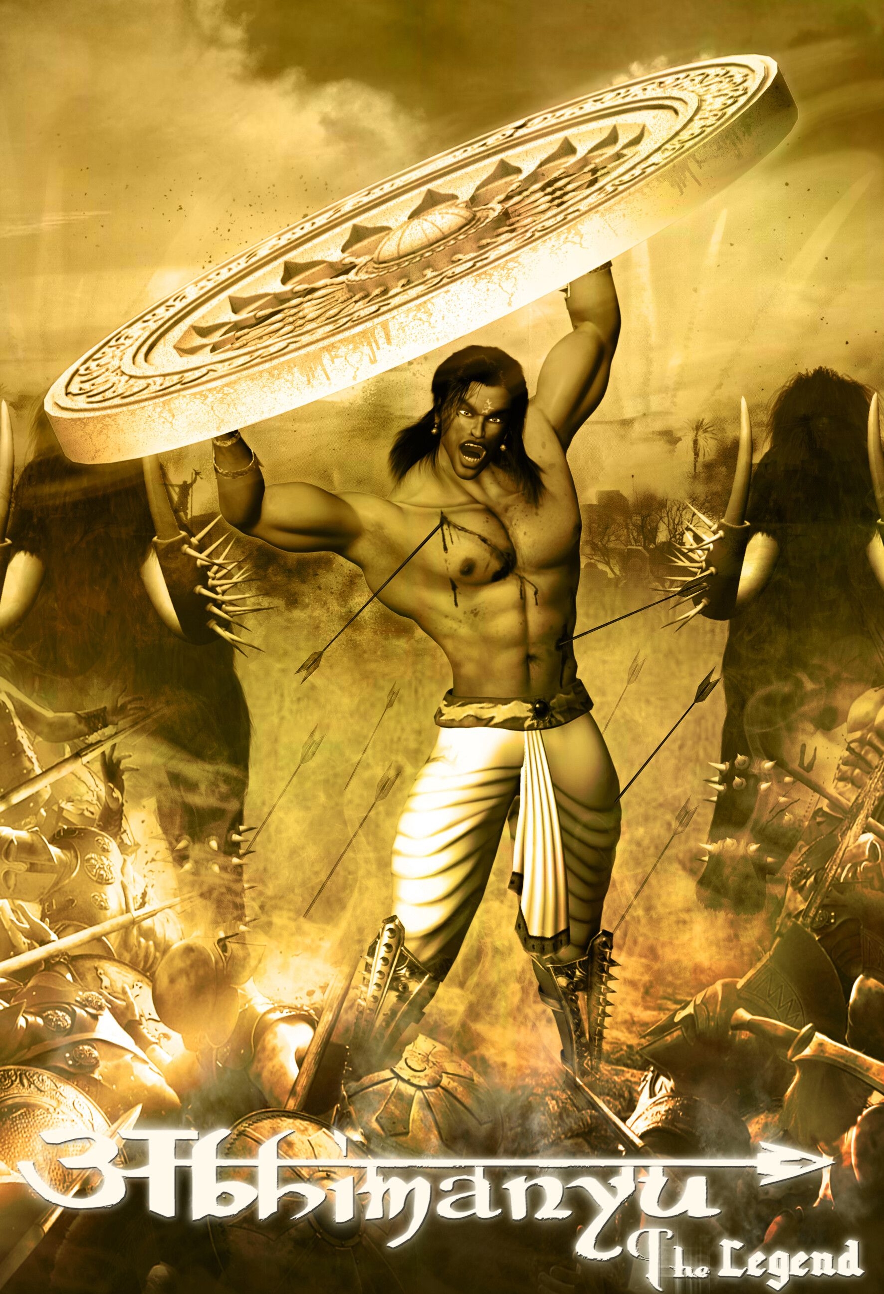 1780x2600 Abhimanyu The Legend, Vikas Devaraj, Phone