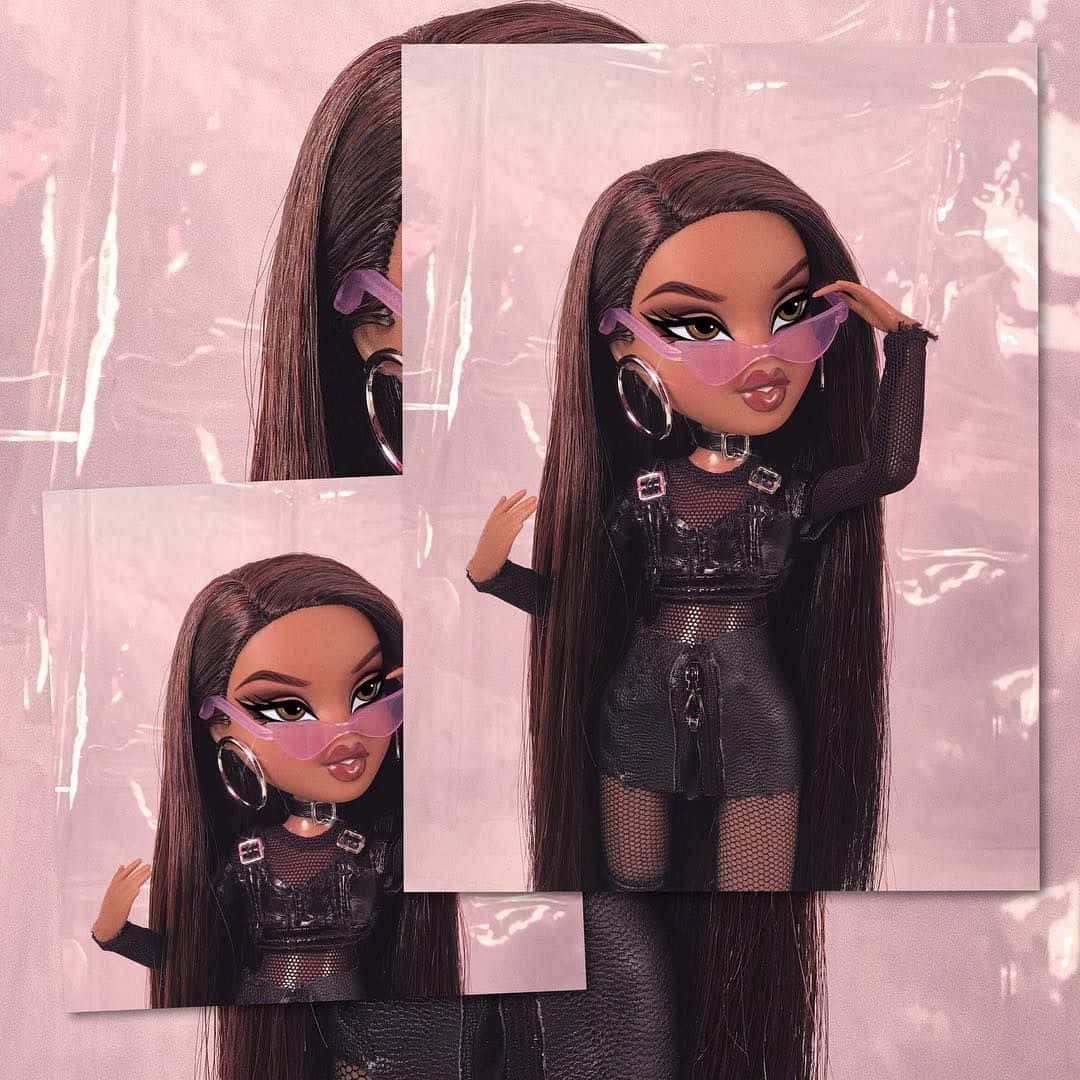 1080x1080 Download Black Bratz Aesthetic Wallpaper, Phone