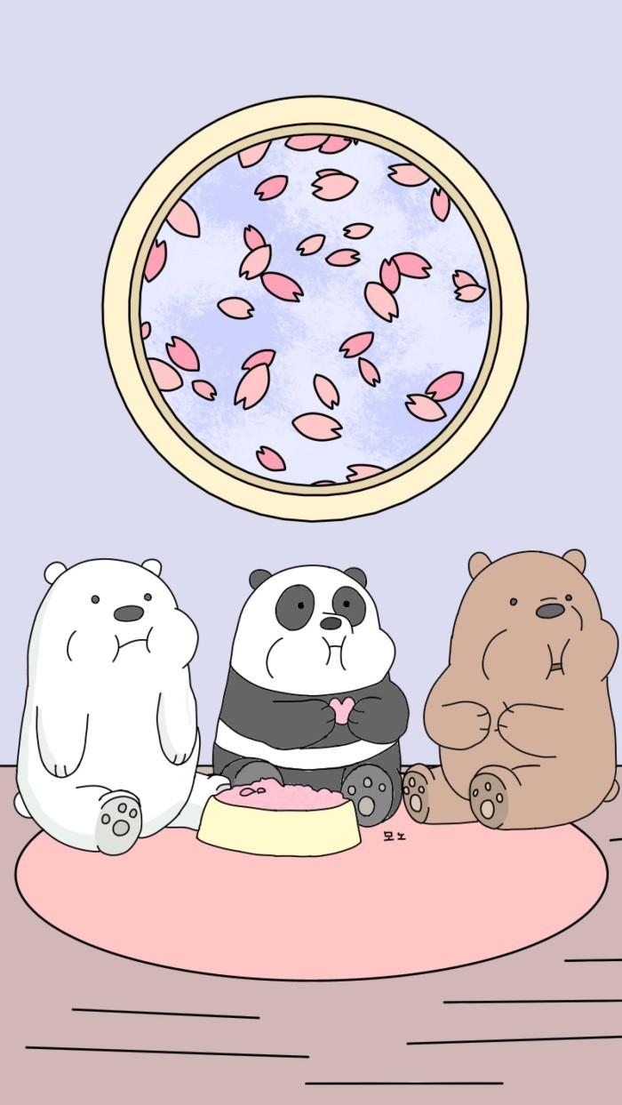 700x1250 we bare bears locks, Phone