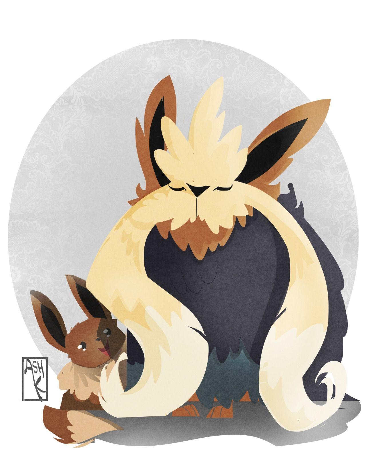 1280x1600 Favorite Normal Type & Eevee. Drawn by AshK's, Phone