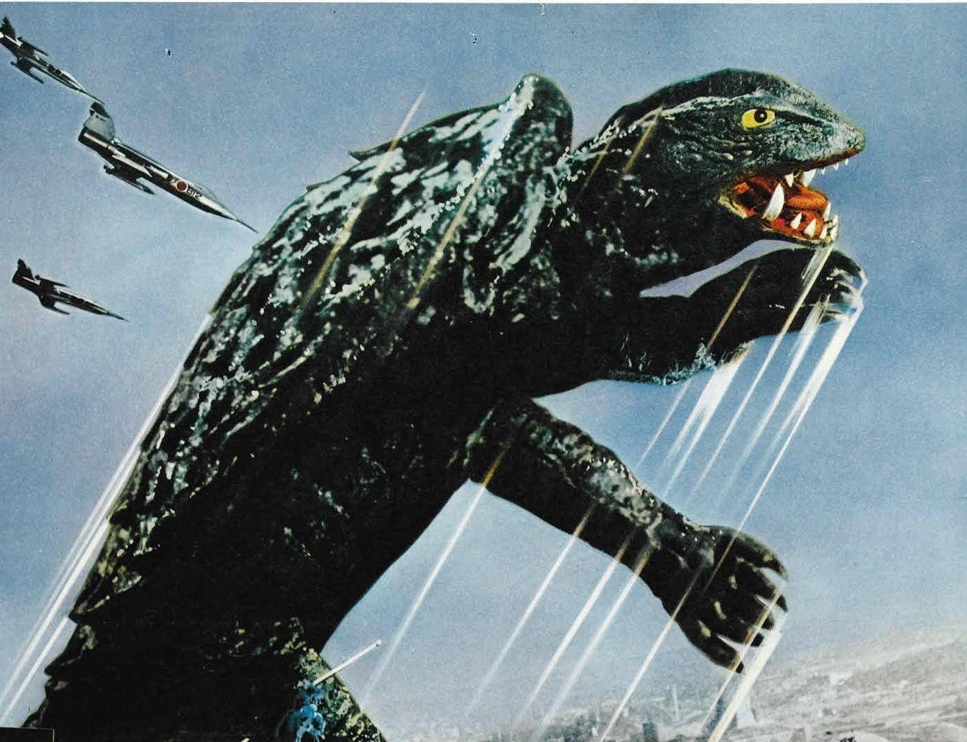 1390x1070 Gamera vs. Jiger (Wallpaper) Monster Movies. Giant, Desktop