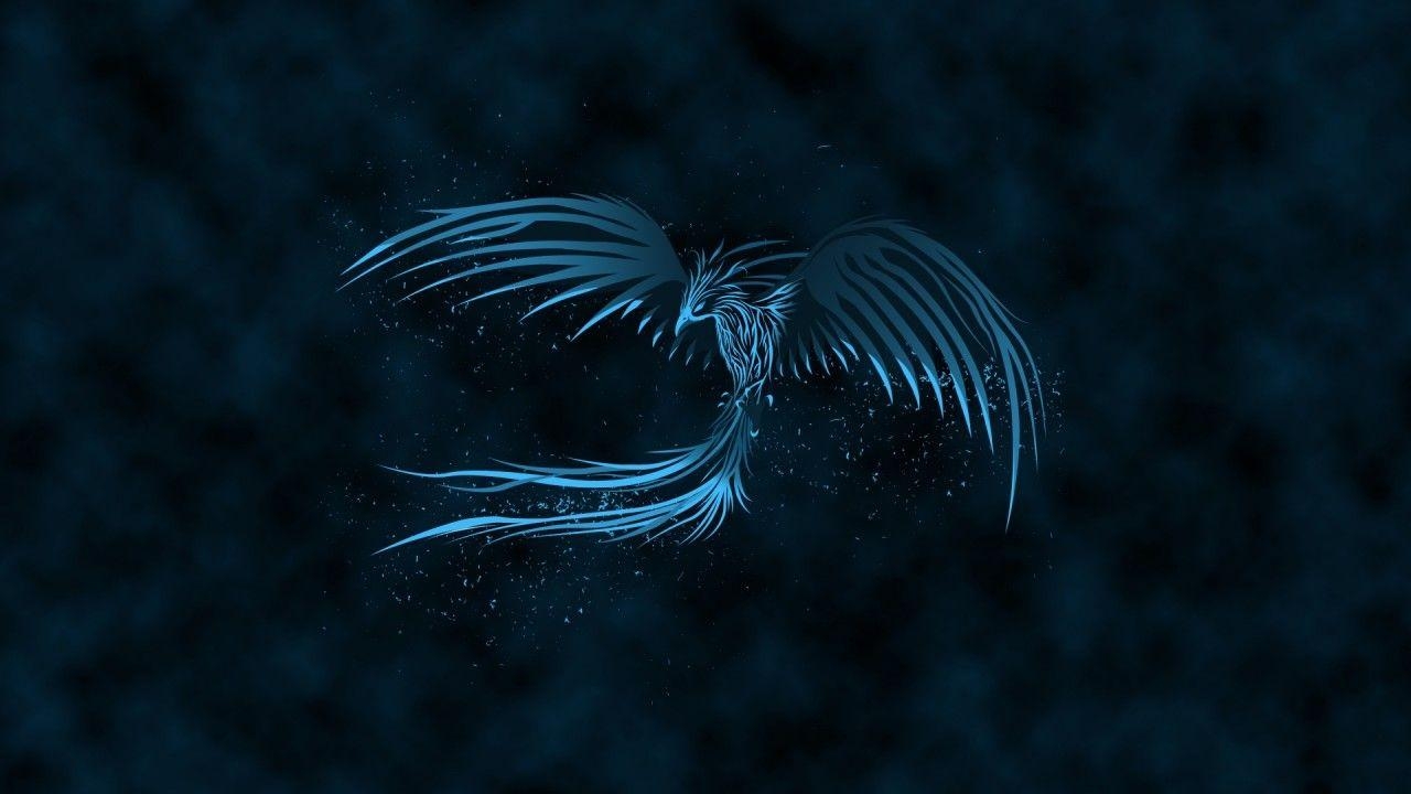 1280x720 Blue Phoenix wallpaper. Blue Phoenix, Desktop