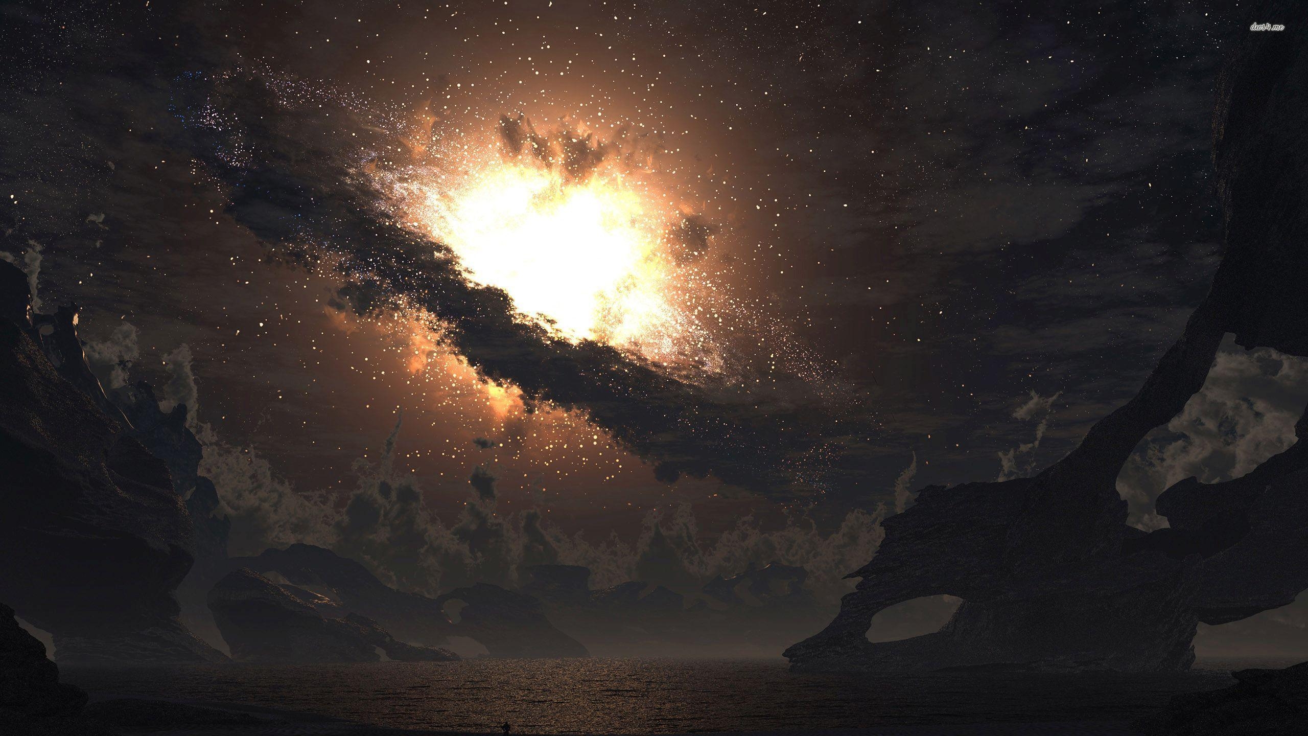 2560x1440 Space explosion wallpaper wallpaper, Desktop