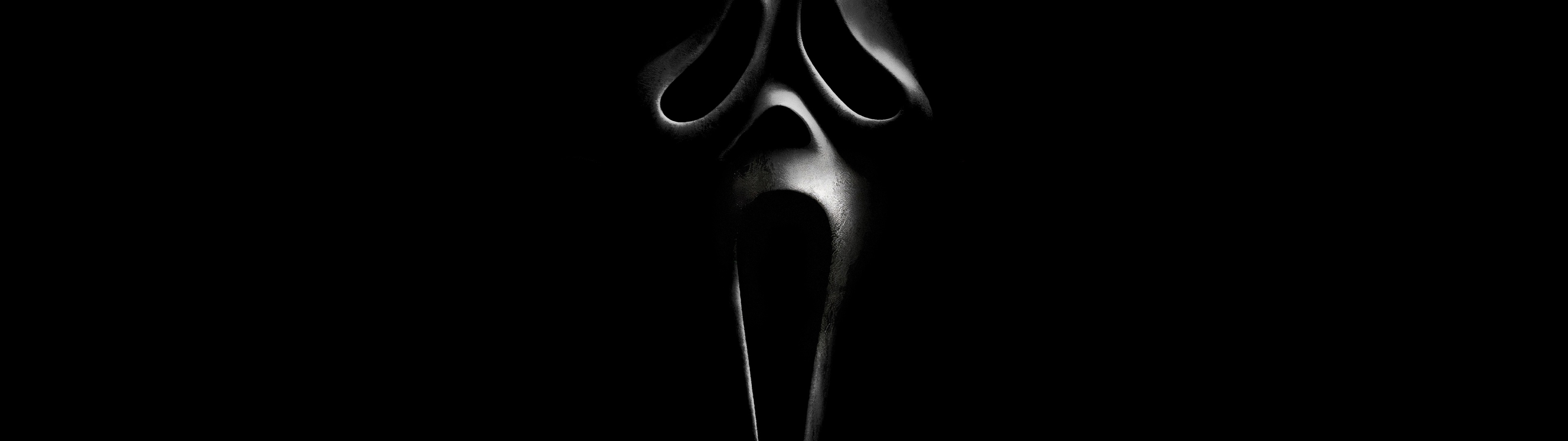 3840x1080 Ghostface Wallpaper 4K, AMOLED, Scream, 2022 Movies, Dual Screen