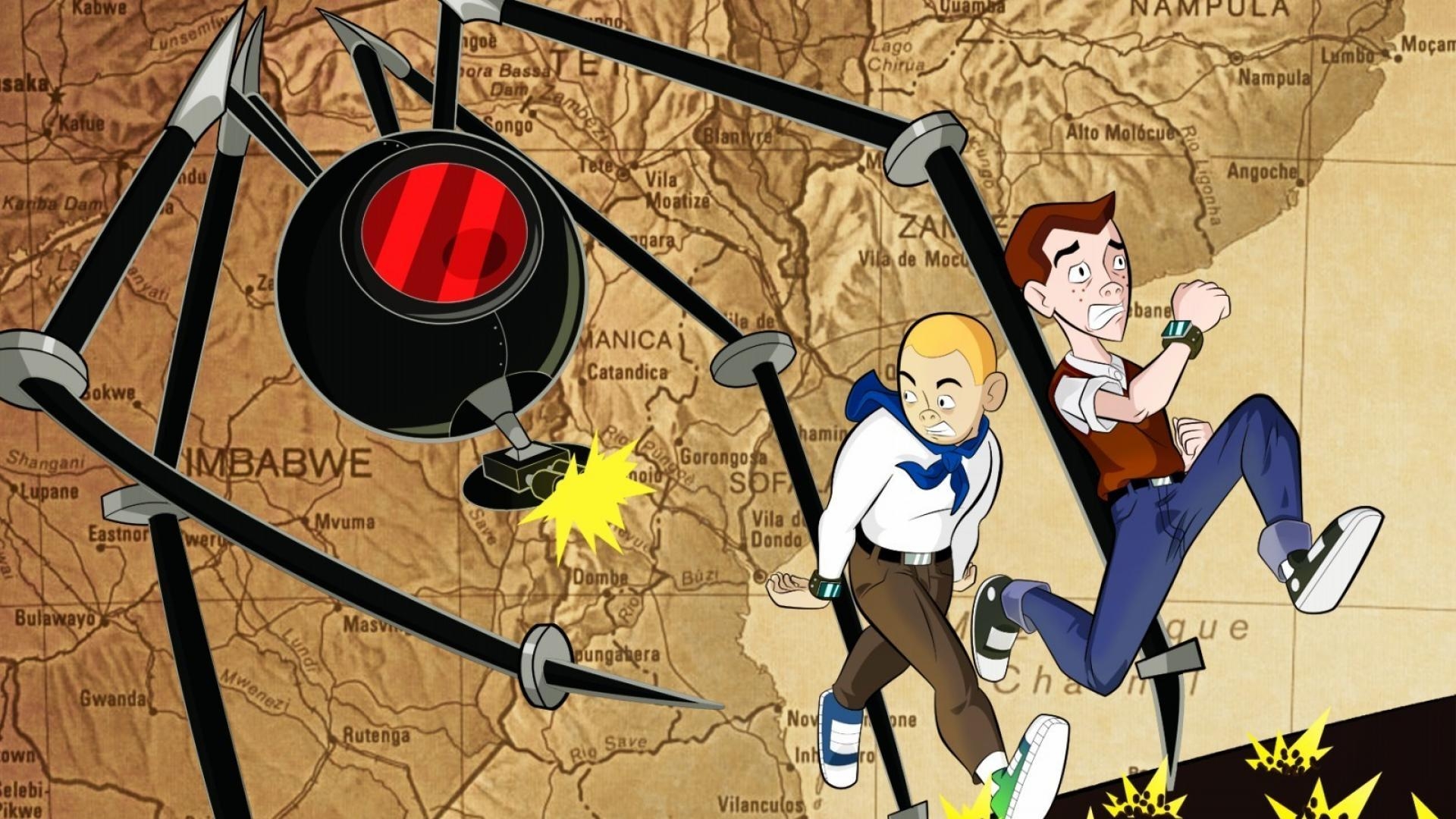 1920x1080 Robots the venture bros. maps africa hank dean wallpaper, Desktop