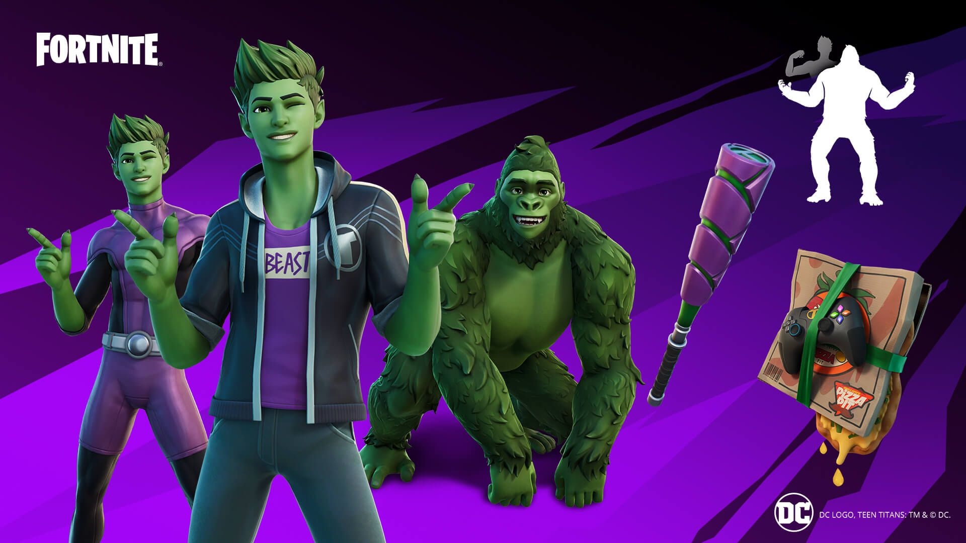 1920x1080 DC's Beast Boy Unites with Raven in Fortnite to Unlock His Outfit Early with the Teen Titans Cup!, Desktop