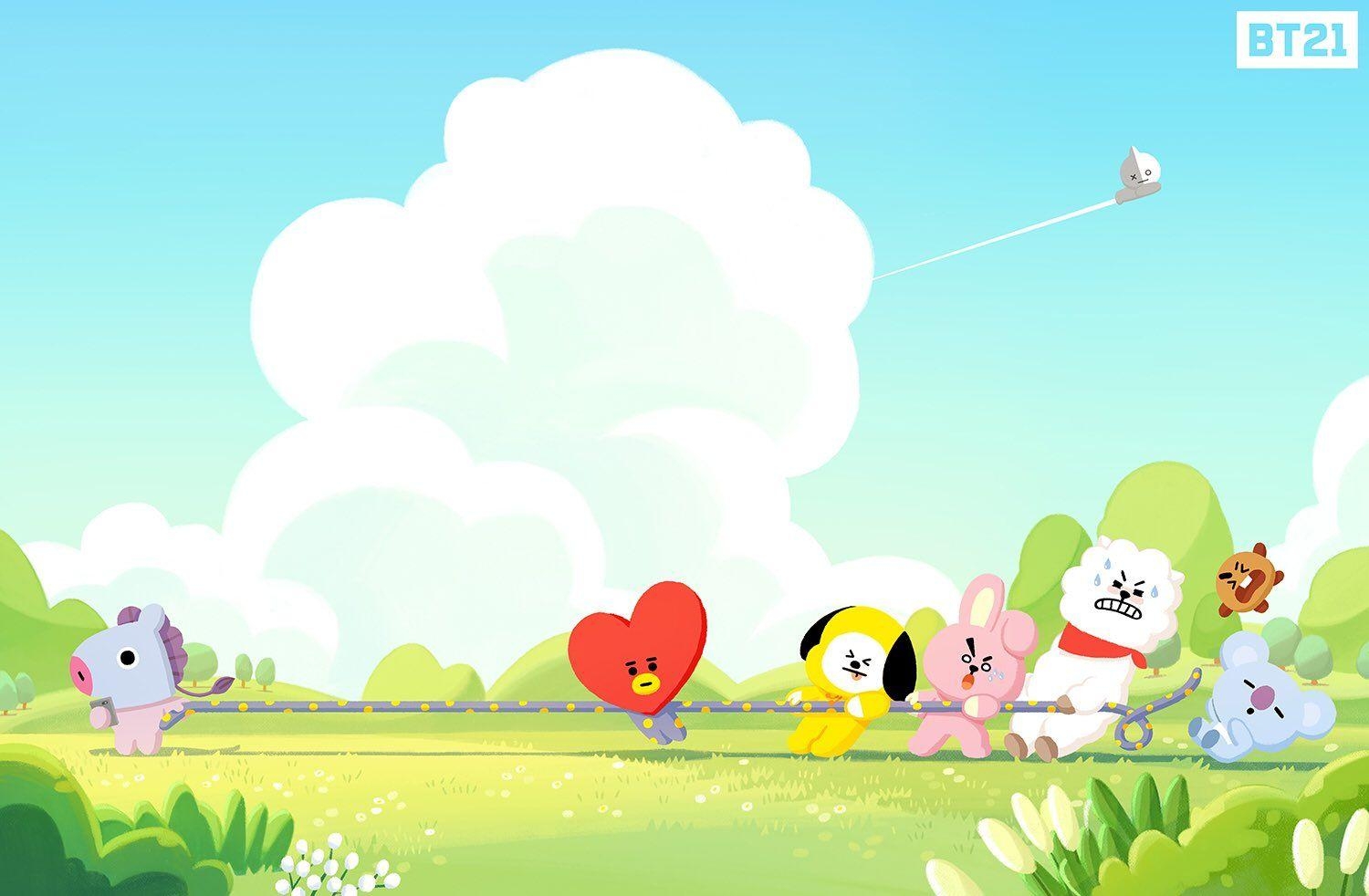 1500x990 Landscape Bt21 Wallpaper Desktop, Desktop