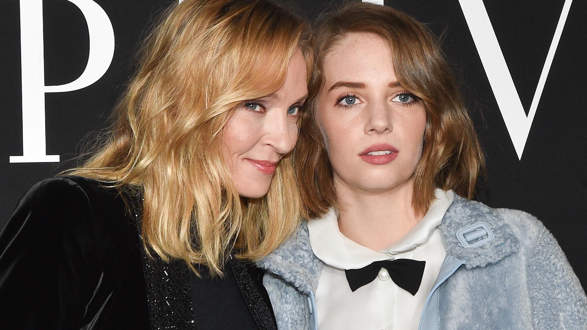 1920x1080 Uma Thurman and Her Lookalike Daughter Maya Hawke are Style Goals at, Desktop