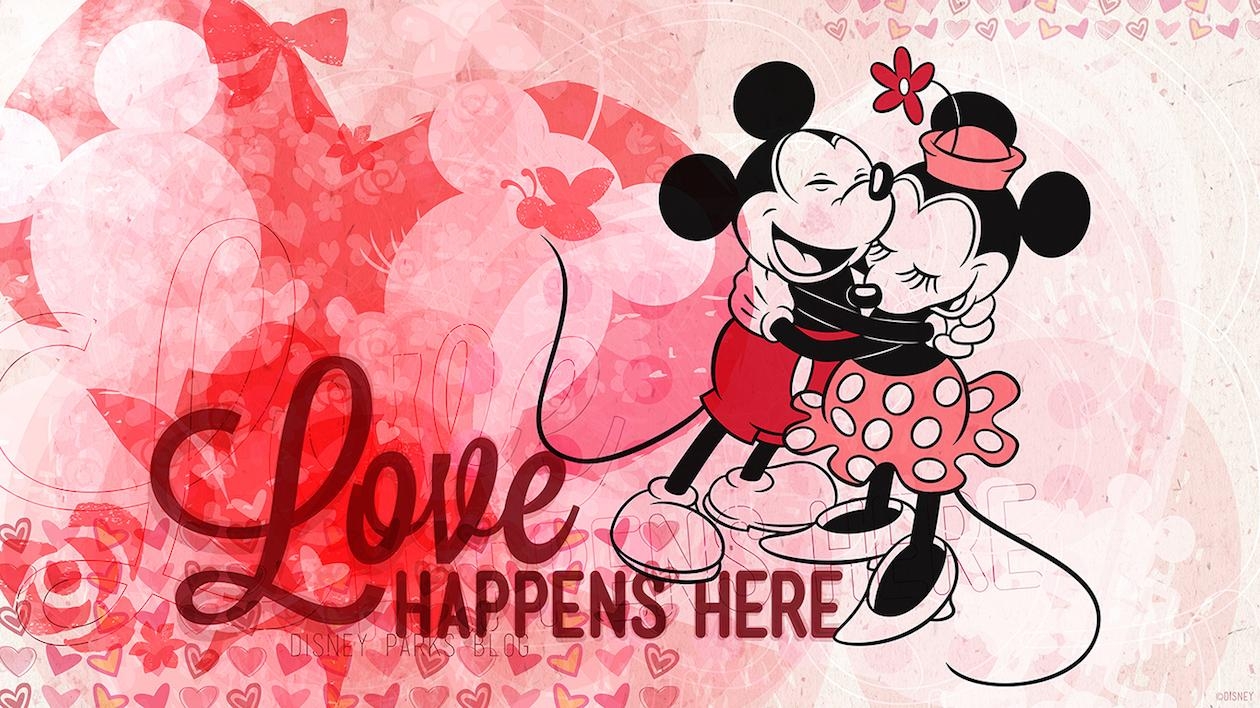 1260x710 Download Our Disney Parks Valentine's Day Wallpaper, Desktop