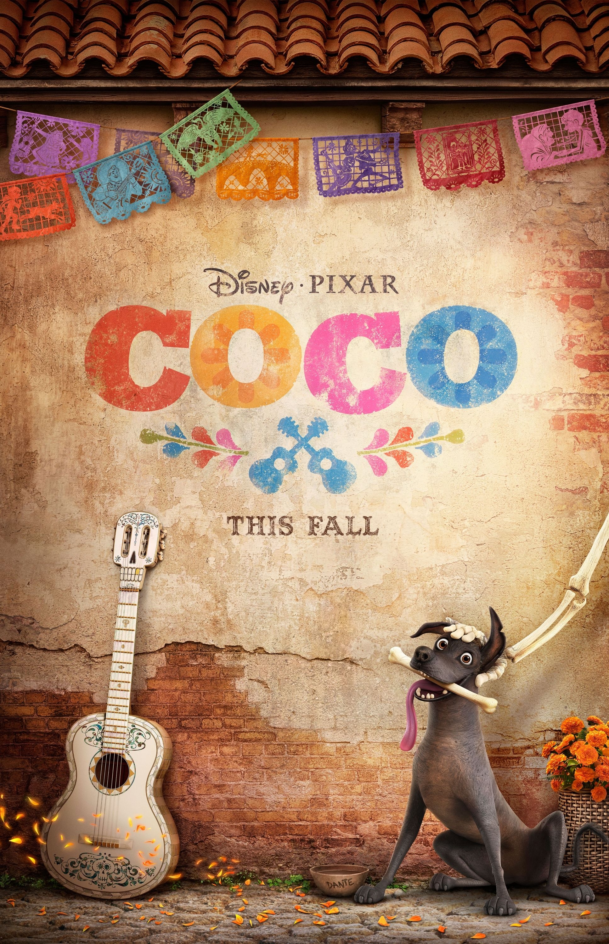 1940x3000 First Poster For Disney Pixar's 'Coco', Phone