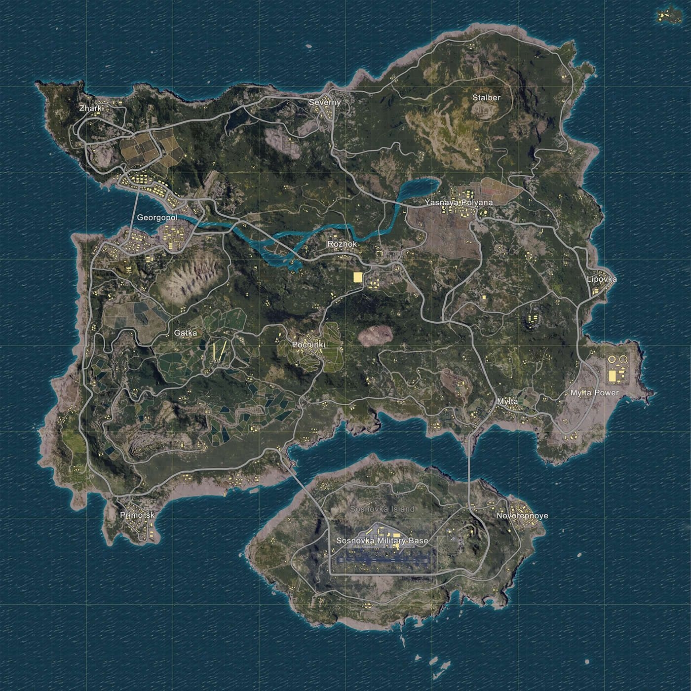 1400x1400 A complete guide to the Battlegrounds map and its locations, Phone