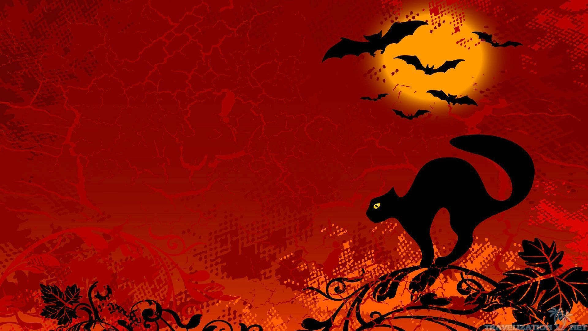 1920x1080 Halloween Cat Wallpaper Free Halloween Cat Background, Desktop