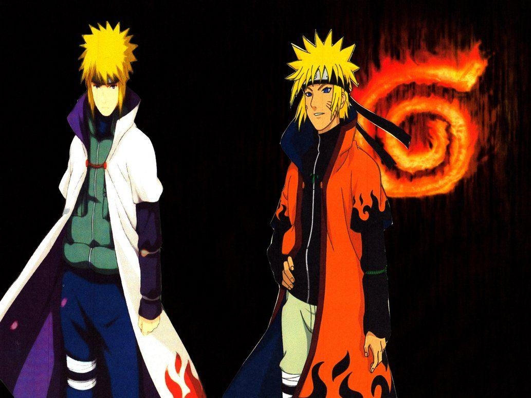 1040x780 Minato and Naruto Hokage Wallpaper, Desktop