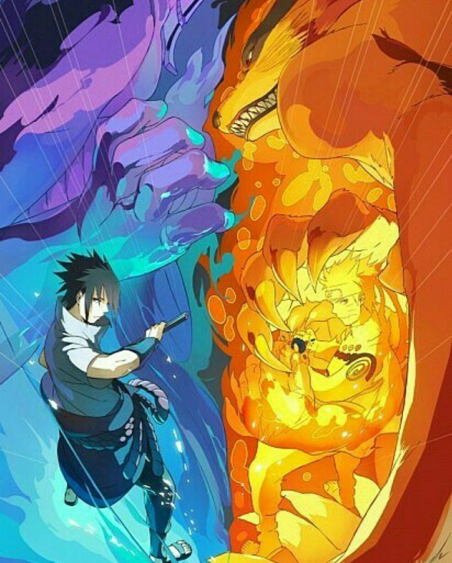 1440x1800 Naruto. Anime, Naruto vs sasuke, Anime, Phone