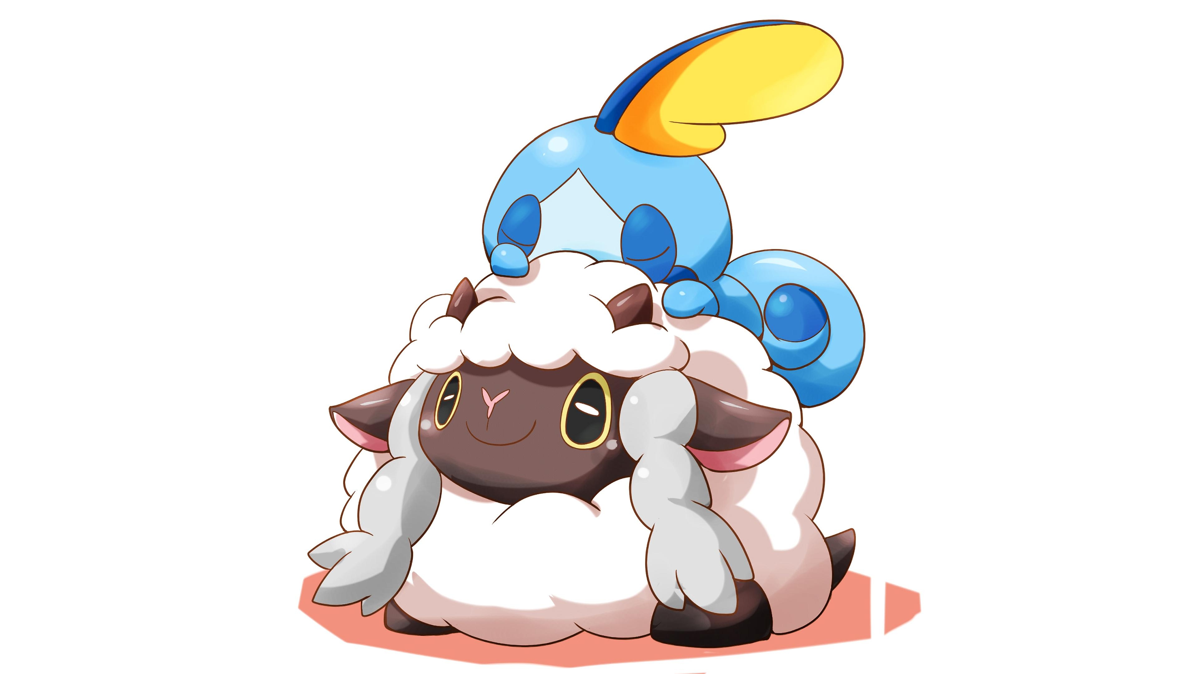 3840x2160 Wooloo Sobble Pokemon Sword and Shield 4K Wallpaper, Desktop