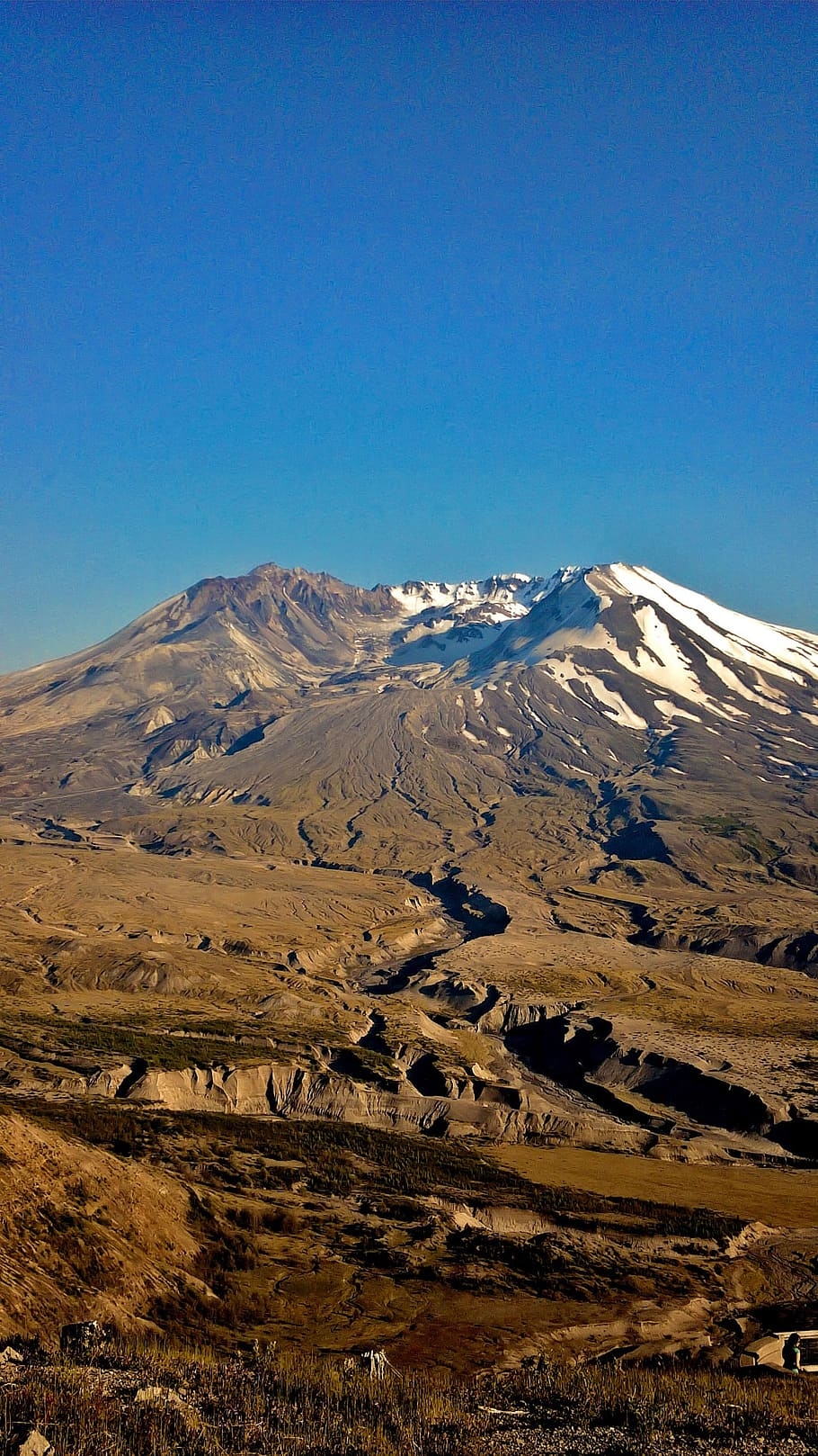 910x1620 HD wallpaper: mount st helens, mountain, volcano, snow, active, Phone