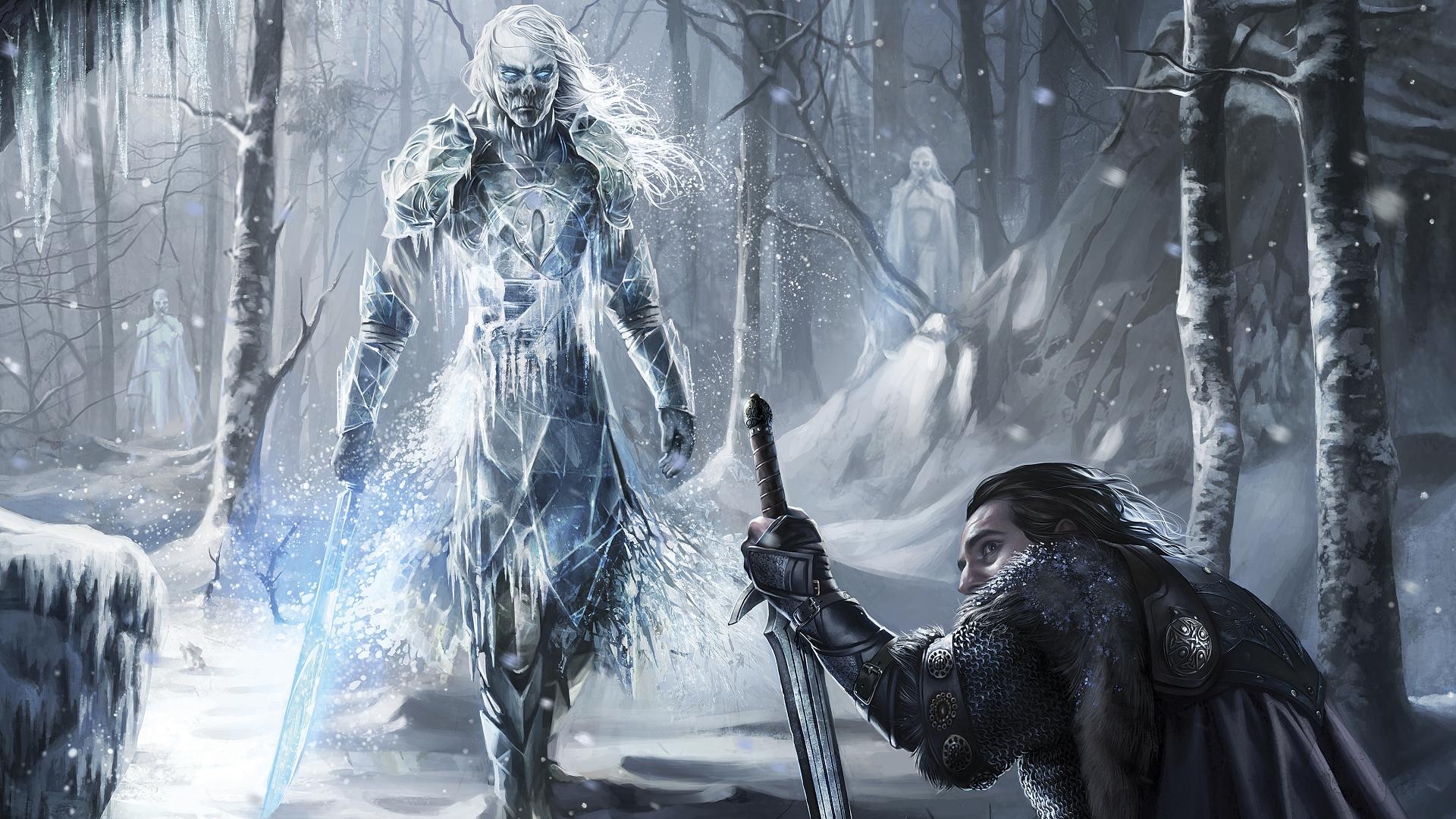 1920x1080 No Spoilers) White Walker Wallpaper from 2016 Calendar, Desktop