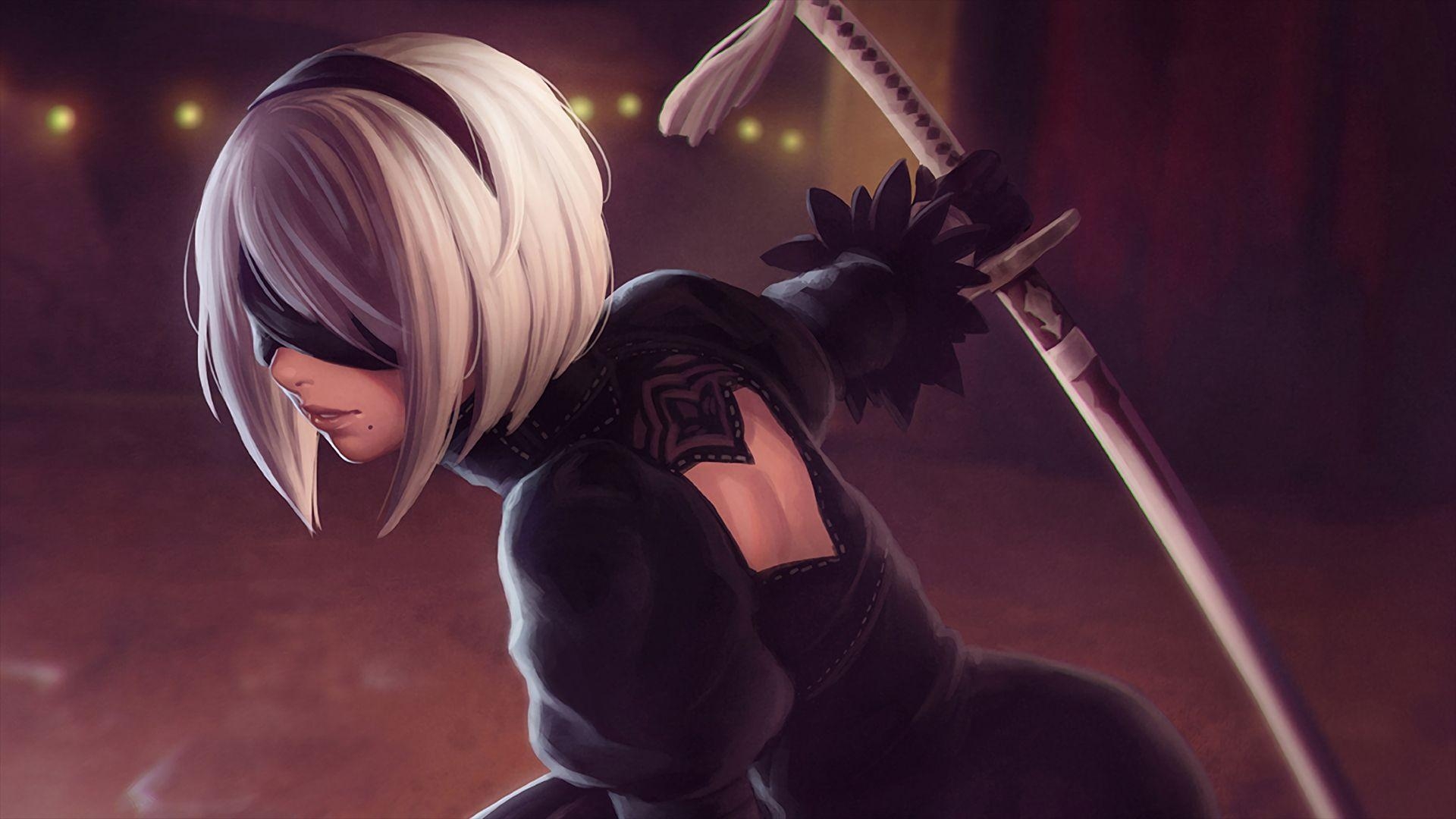 1920x1080 2B. Wallpaper from Nier: Automata, Desktop